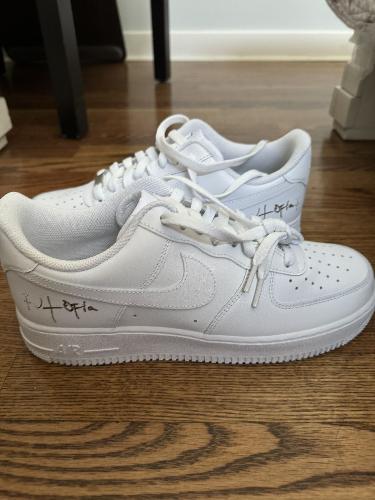 Nike × Travis Scott Travis utopia Air Force 1s Size US 10.5 / EU 43-44 - 2 Thumbnail