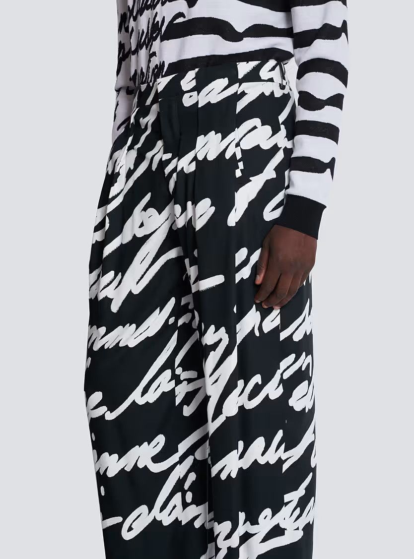 Balmain o1s1wg110126 Pleated Trousers in Black Size US 36 / EU 52 - 5 Thumbnail