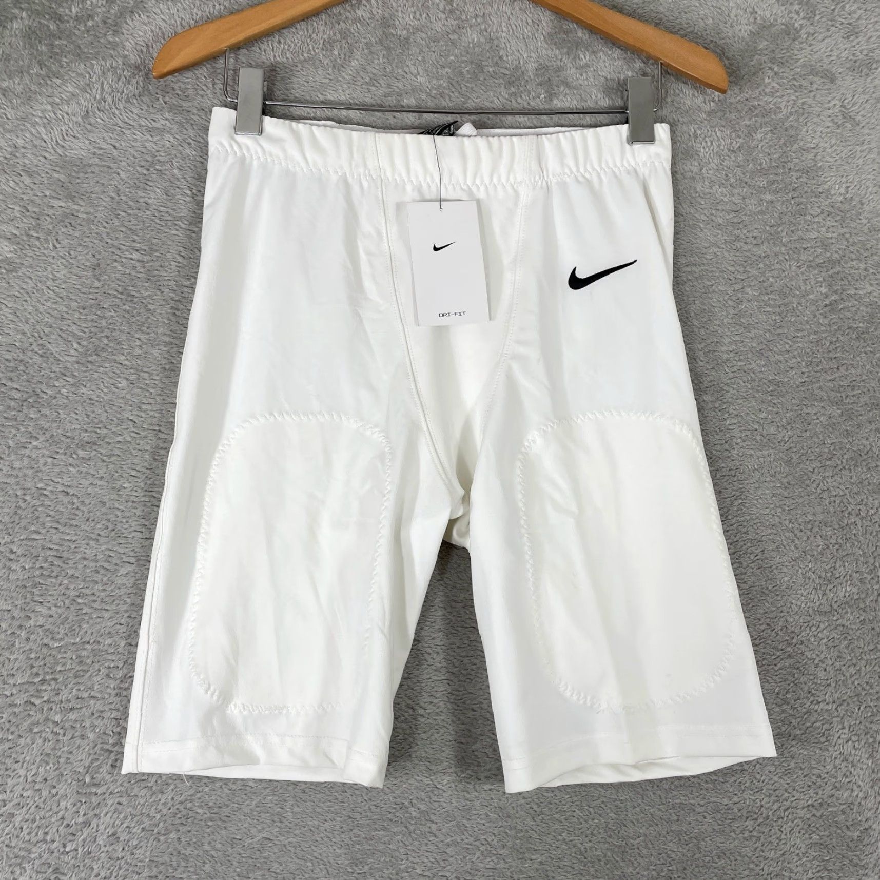 Nike Nike Football Girdle Mens Medium White Dri-FIT Compression Shorts CW3972-100 Size US 31 - 2 Thumbnail