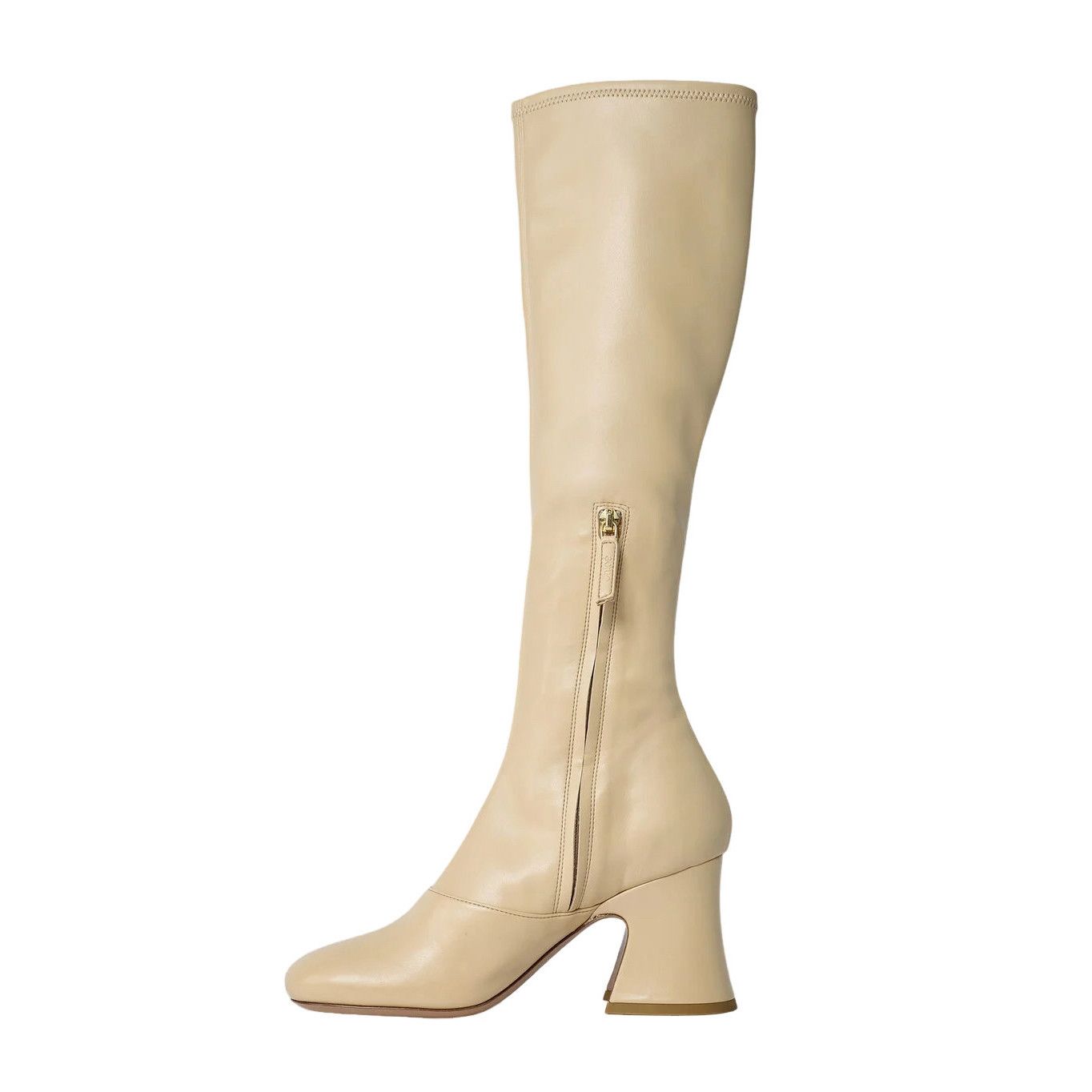 Chloe Chloe Beige Leather Boots New & Authentic (Euro Size:7;) Size US 7 / IT 37 - 3 Thumbnail