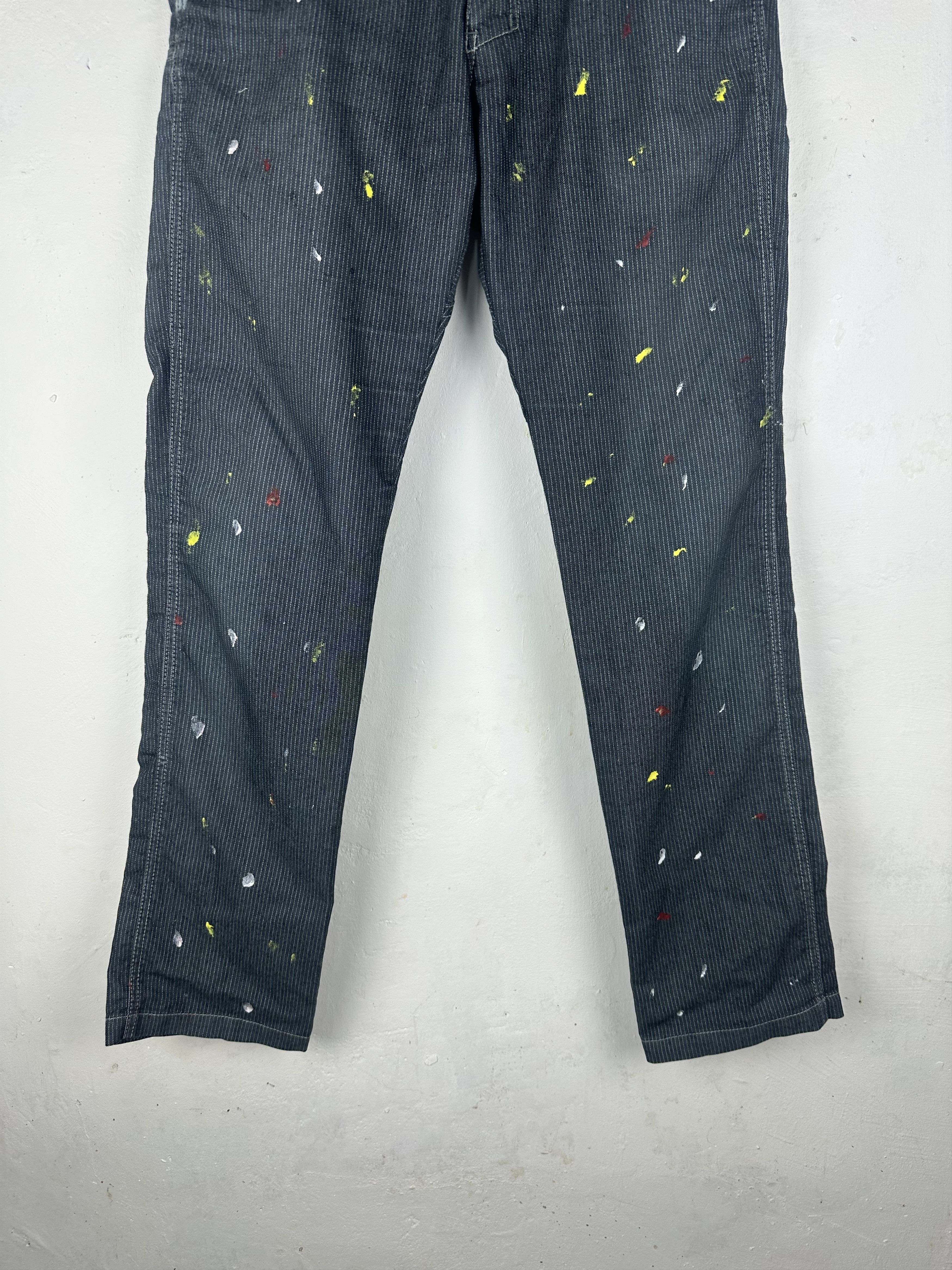 Dickies DICKIES VINTAGE OVER THE STRIPES PAINTED CASUAL PANTS Size US 32 / EU 48 - 4 Thumbnail