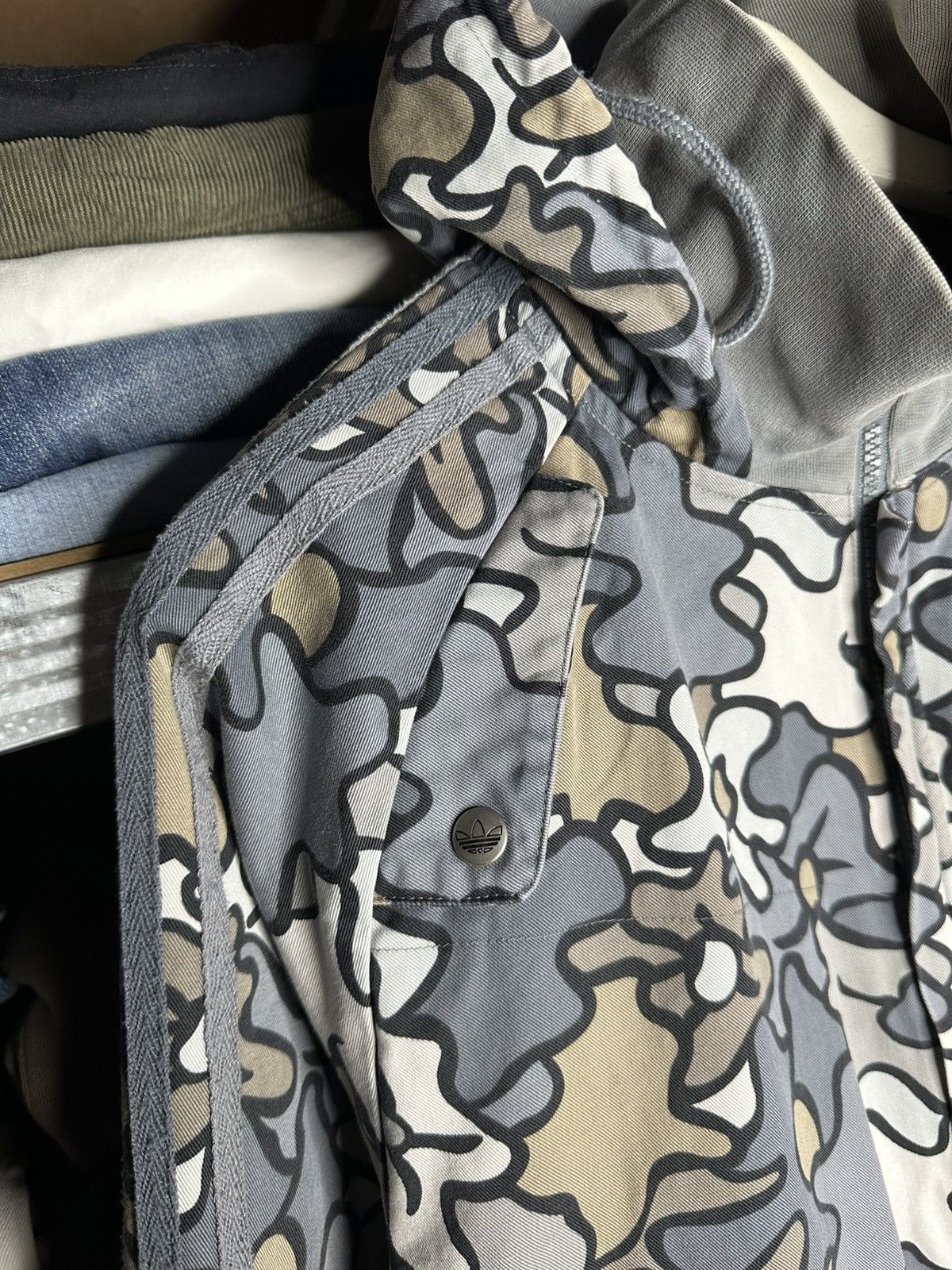 Adidas Adidas Safety Camo Hooded Jacket Full Zip Military Utility L Size US L / EU 52-54 / 3 - 7 Thumbnail