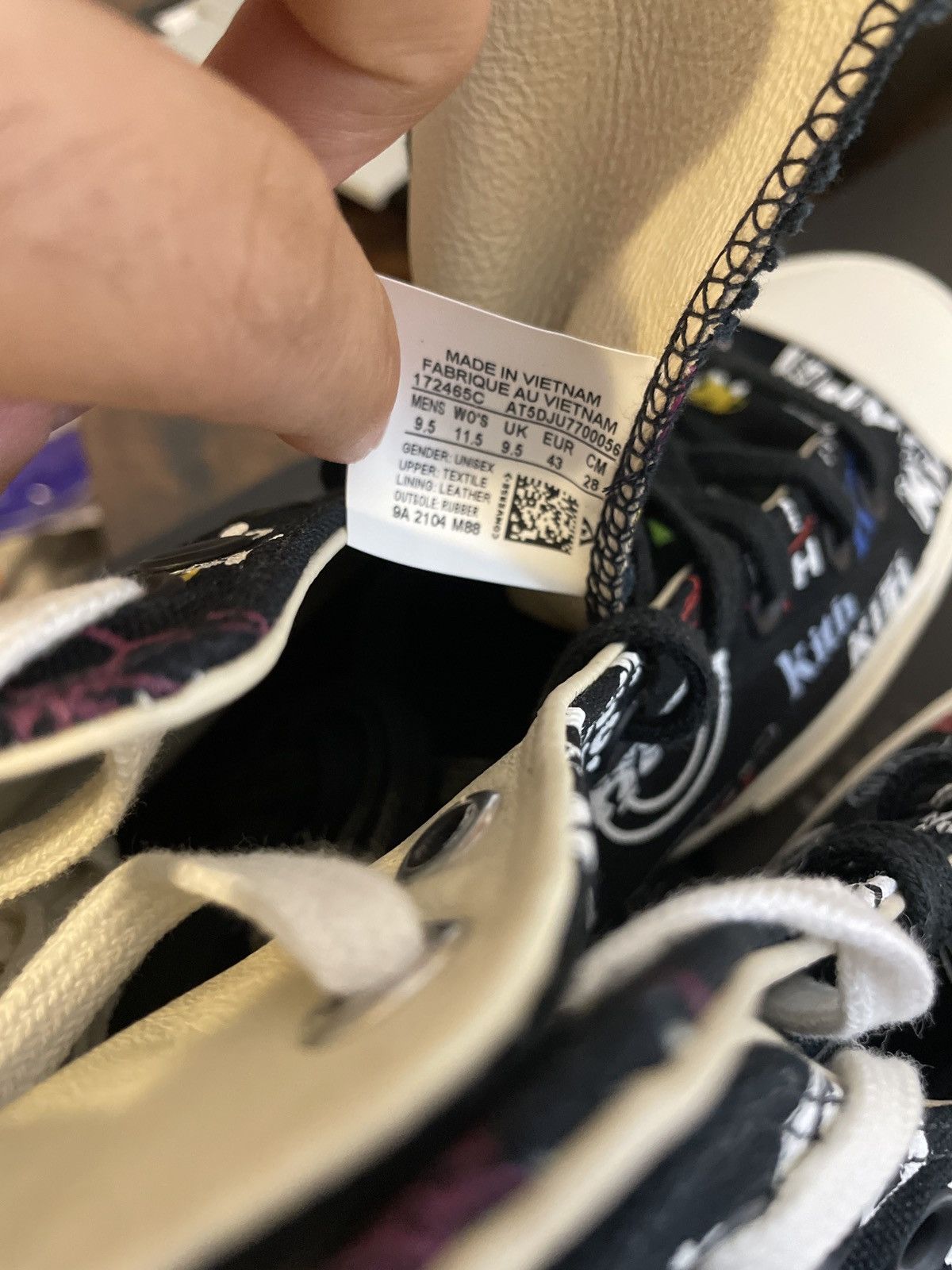 Kith x Converse Chuck Taylor All Star 70 Hi 10 Year Anni Blk
