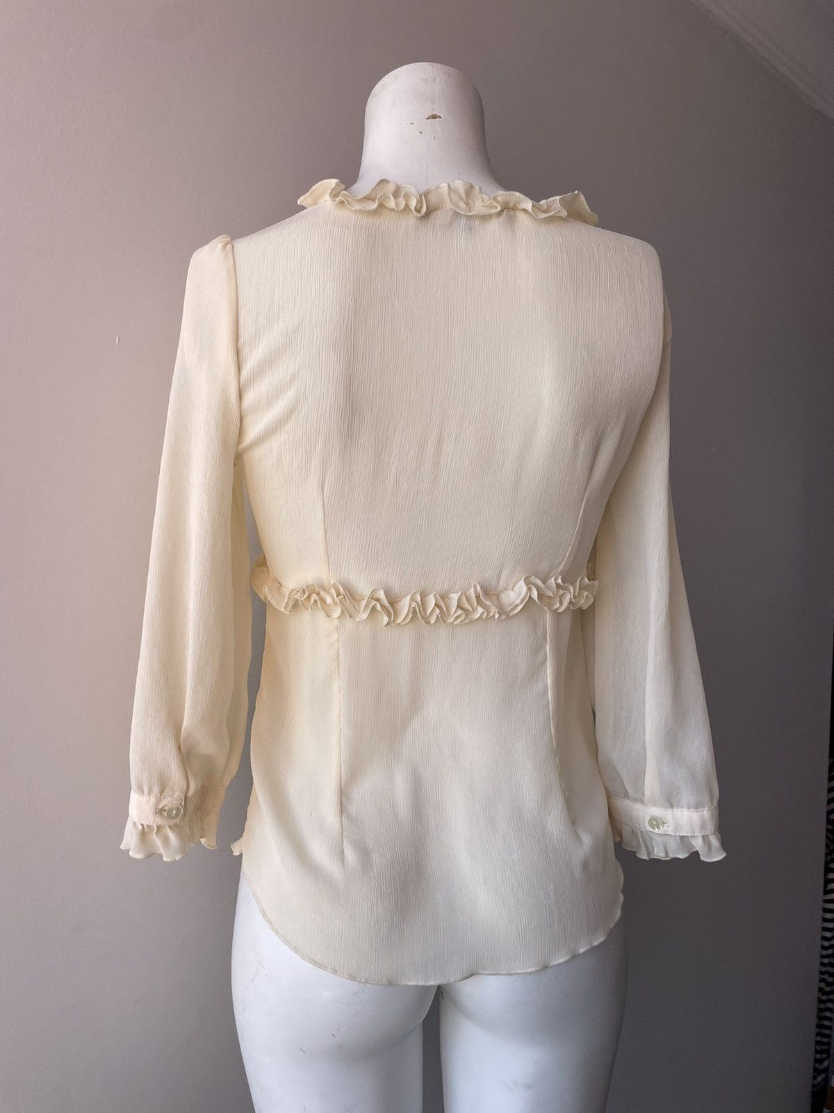 Vintage Italian silk dress Size M / US 6-8 / IT 42-44 - 6 Thumbnail