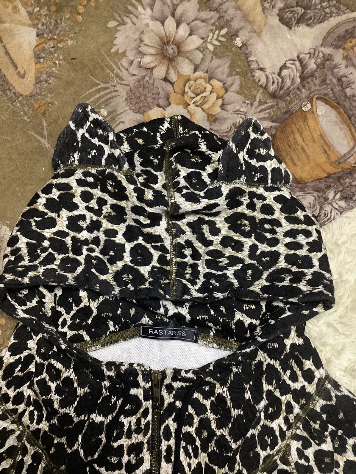 Hysteric Glamour × If Six Was Nine × Japanese Brand Y2K Rastars& Leopard Emo Grunge Hoodie Size US XS / EU 42 / 0 - 2 Thumbnail