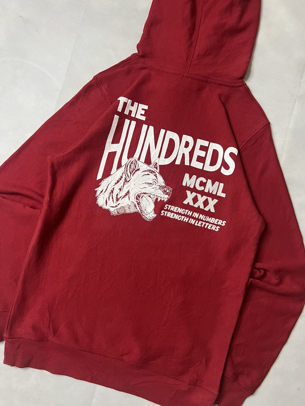 The Hundreds The Hundreds Red Pullover Hoodie Size US M / EU 48-50 / 2 - 4 Thumbnail