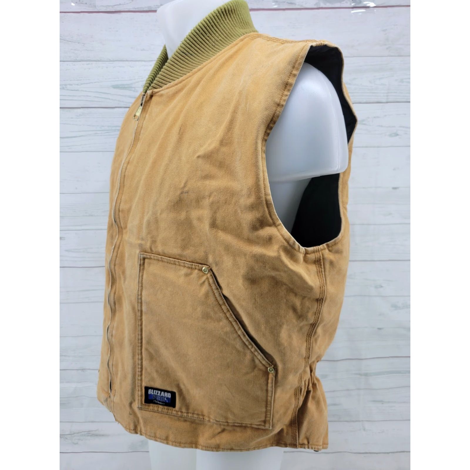 Walls VINTAGE Distressed Walls Blizzard Pruf Work Vest Coat Mens XL Regular Style Work Vest Coat Mens XL Regular Brown Canvas Coat Size US XL / EU 56 / 4 - 2 Thumbnail
