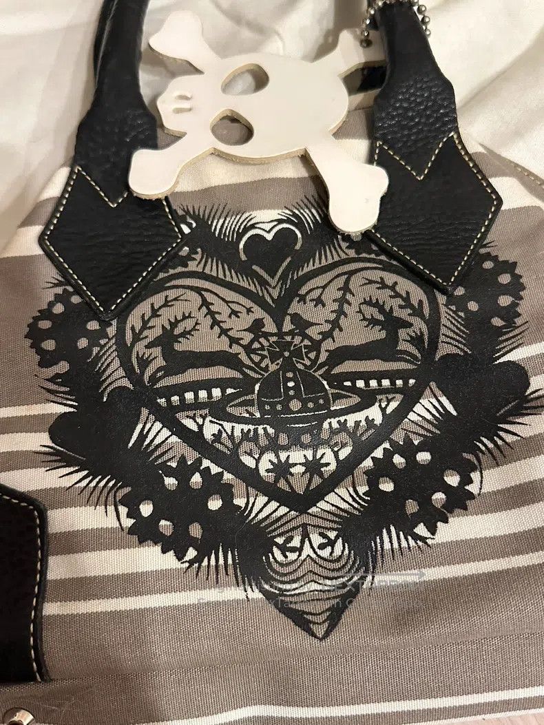Vivienne Westwood Vivienne Westwood size os Vintage Punk Black and White Stri Size ONE SIZE - 2 Thumbnail