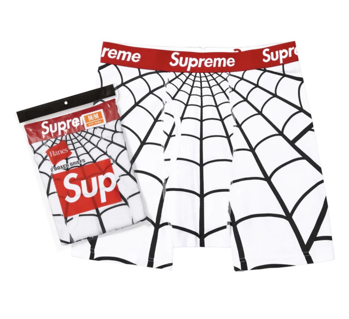 Supreme Supreme/Hanes Boxer Briefs (4 Pack) White | Grailed