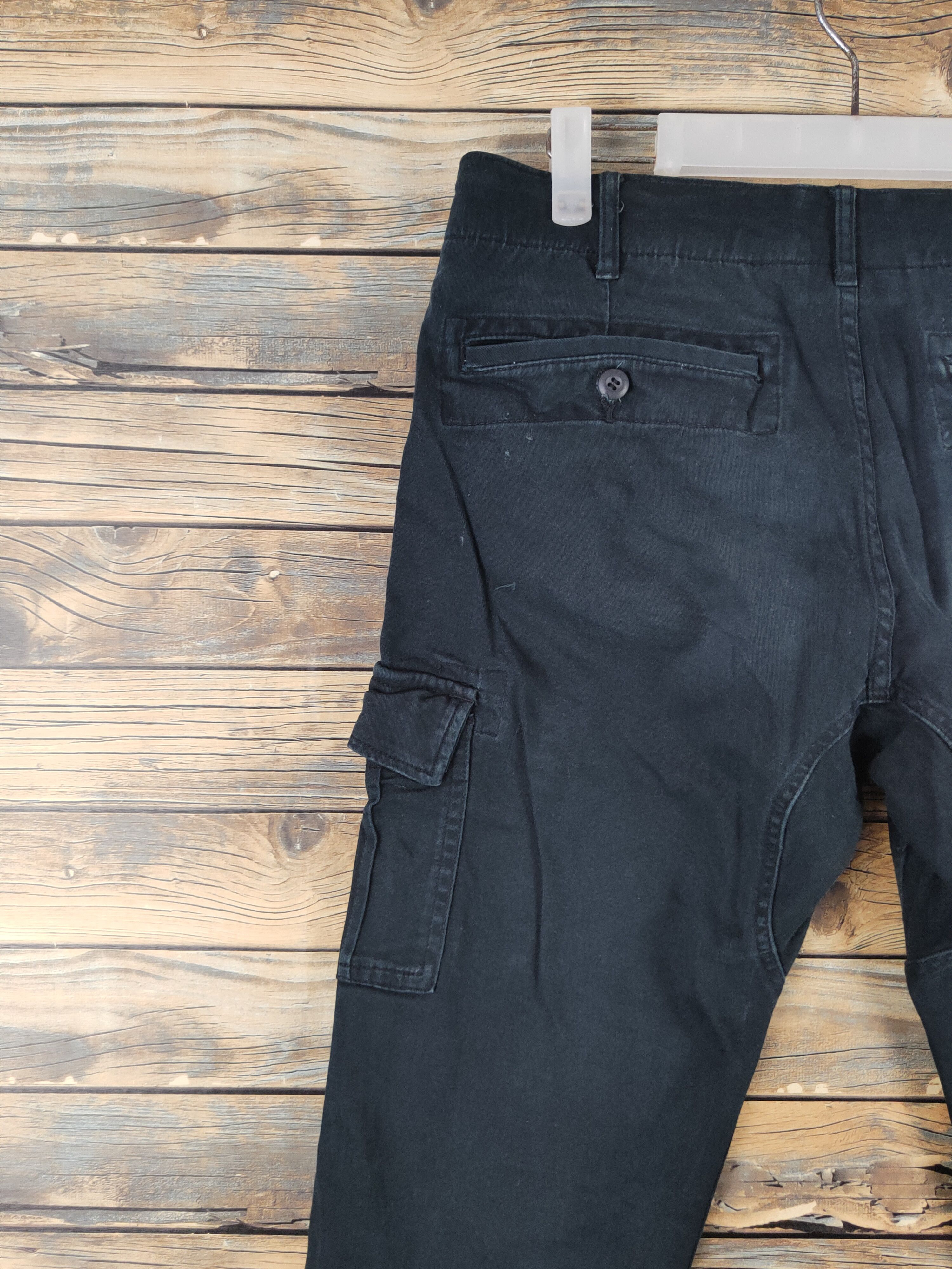 Japanese Brand DL Gladiator Black Multipocket Cargo Pants #sp46-261T Size US 31 - 8 Thumbnail