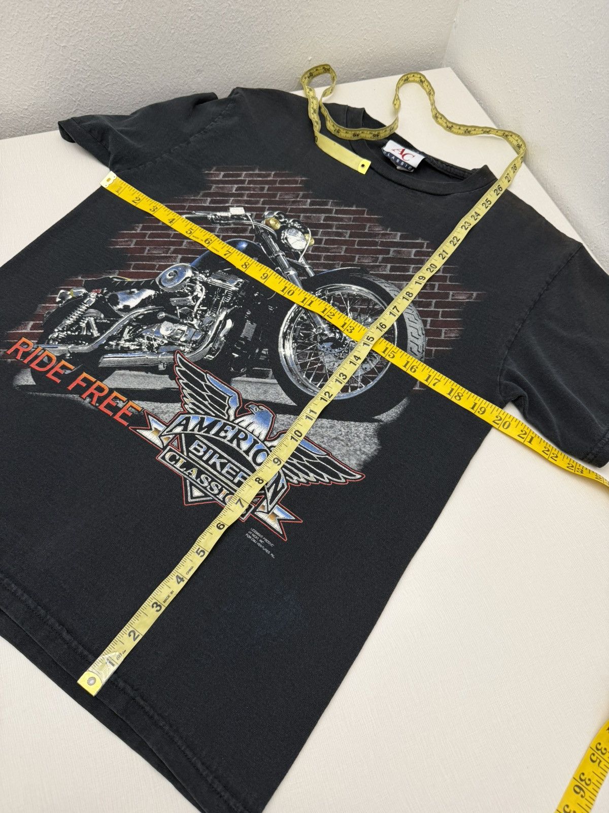Harley Davidson Vintage 90s American Biker Classics Black Harley Davidson M Size US M / EU 48-50 / 2 - 6 Thumbnail