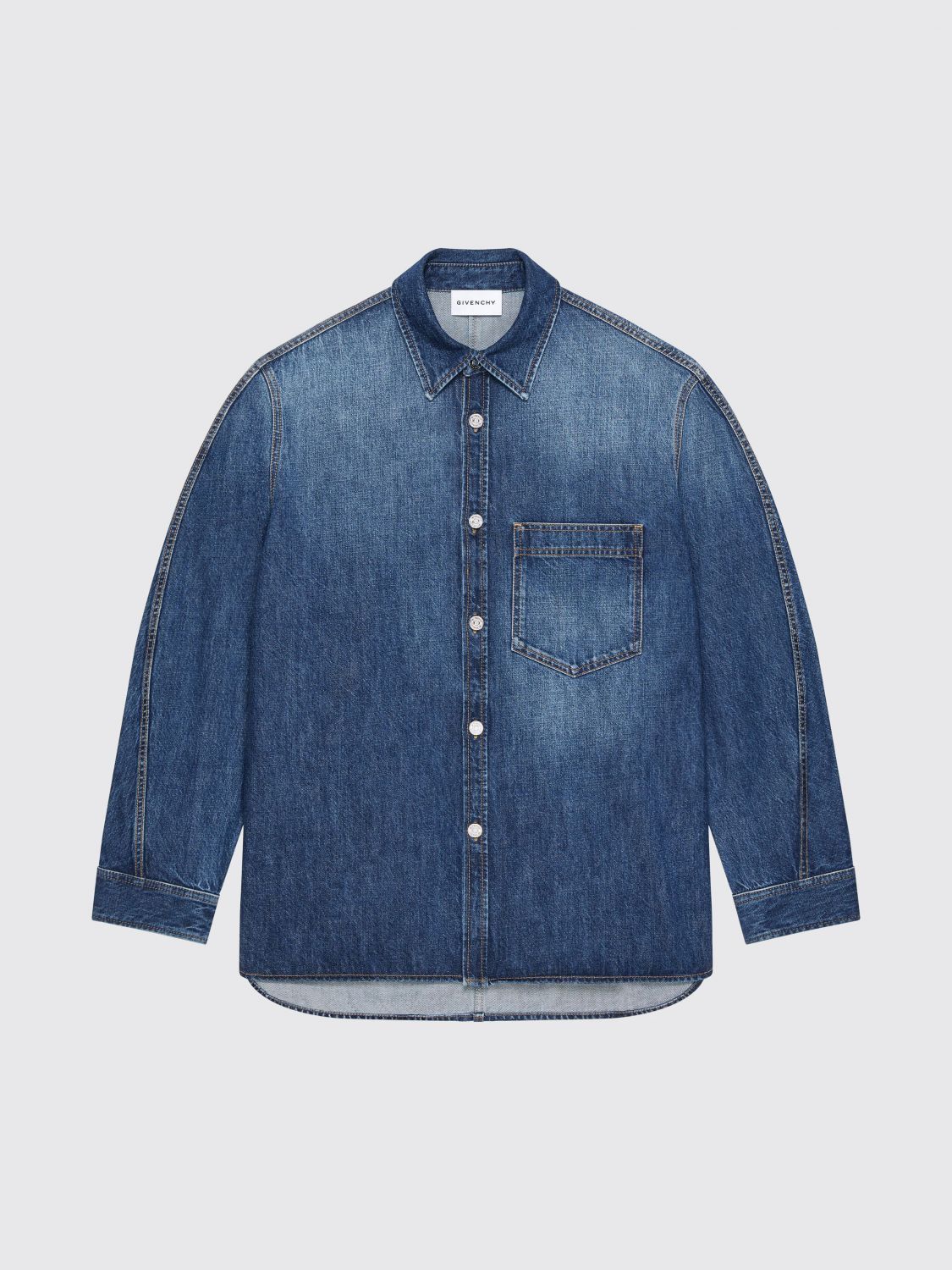 Givenchy Givenchy Shirt Men Blue Size US M / EU 48-50 / 2 - 1 Preview
