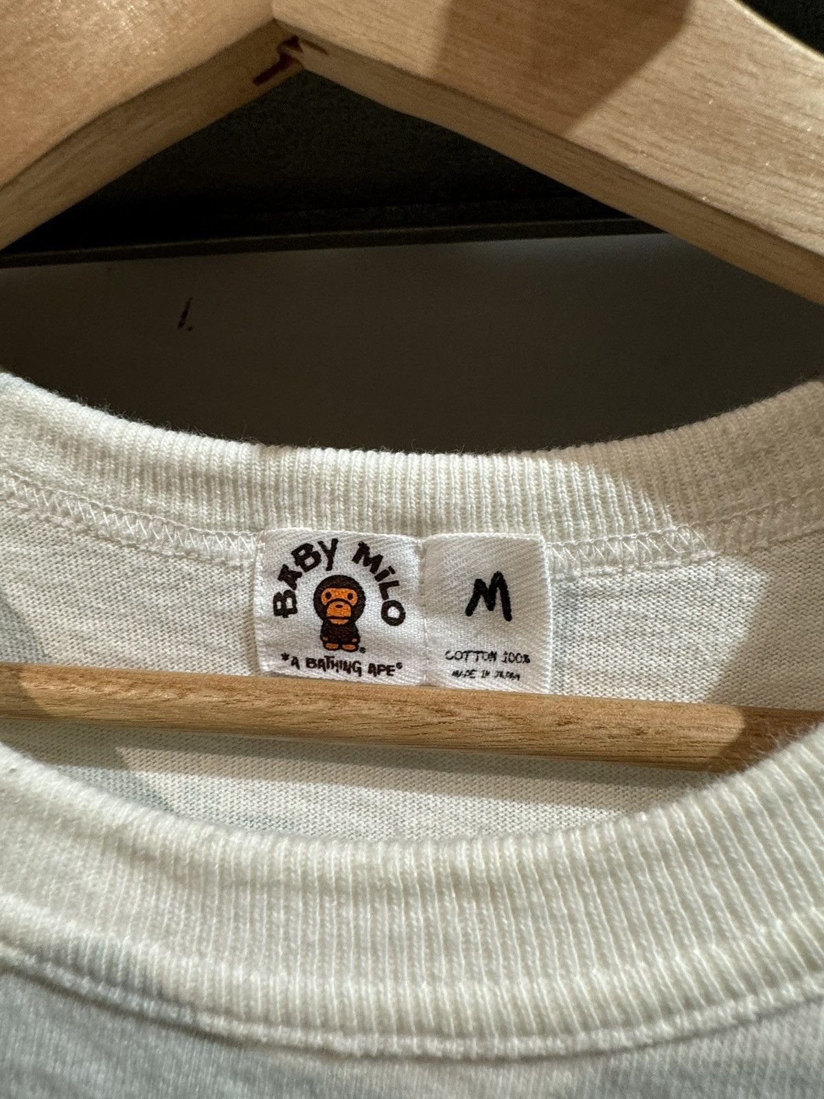 Bape Vintage 2006 Baby Milo Liberty White Tee Size US M / EU 48-50 / 2 - 6 Thumbnail