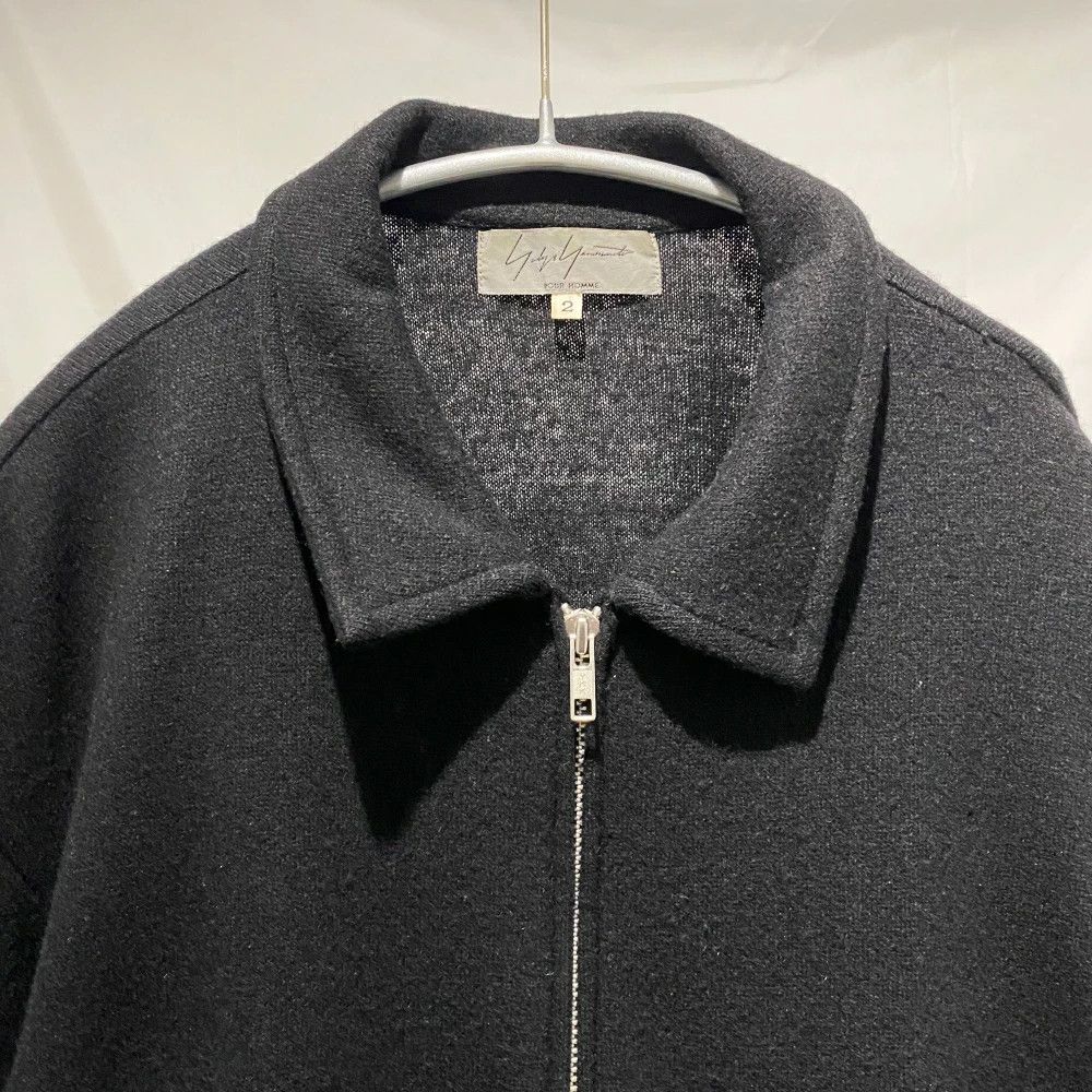Yohji Yamamoto POUR HOMME 00's wool zip jacket HE-T38-173 Size US M / EU 48-50 / 2 - 2 Thumbnail