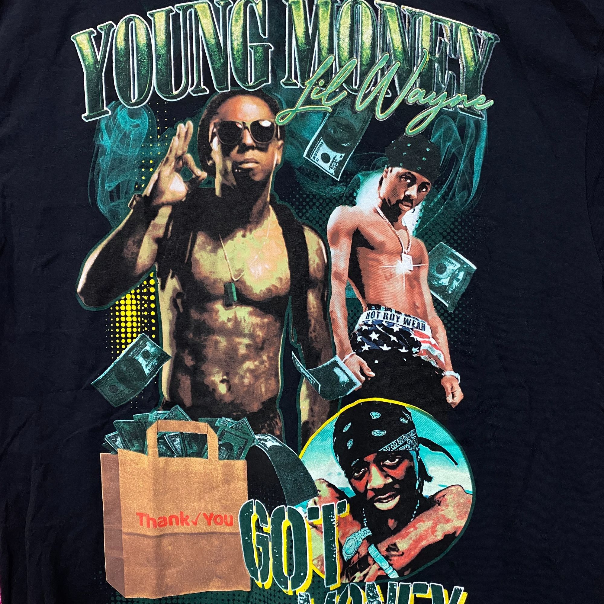 Lil Wayne Lil Wayne Young Money Got Money Themed T-Shirt XL Size US XL / EU 56 / 4 - 2 Thumbnail