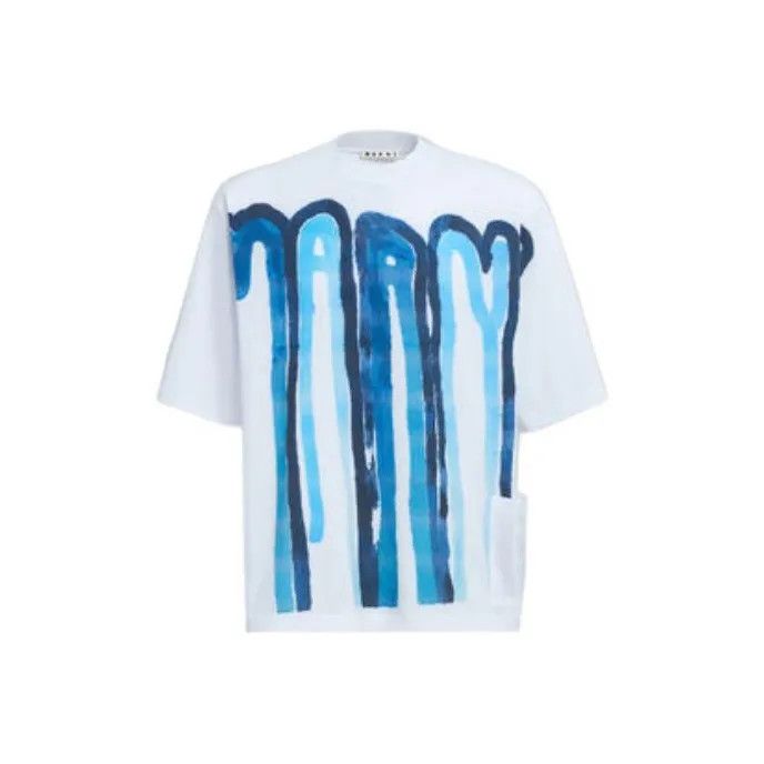 Marni Marni SS22 Graffiti Print Short Sleeve T-Shirt Size US M / EU 48-50 / 2 - 1 Thumbnail