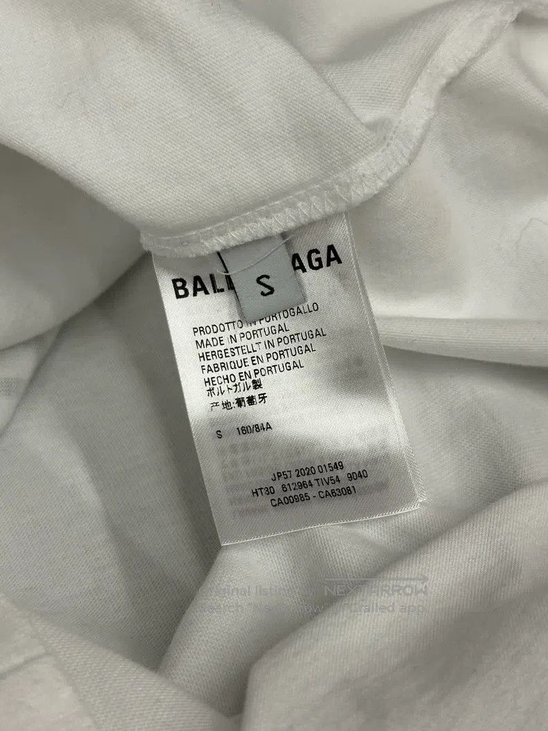 Balenciaga Balenciaga White letter logo short sleeve T-shirt top Size US S / EU 44-46 / 1 - 5 Thumbnail