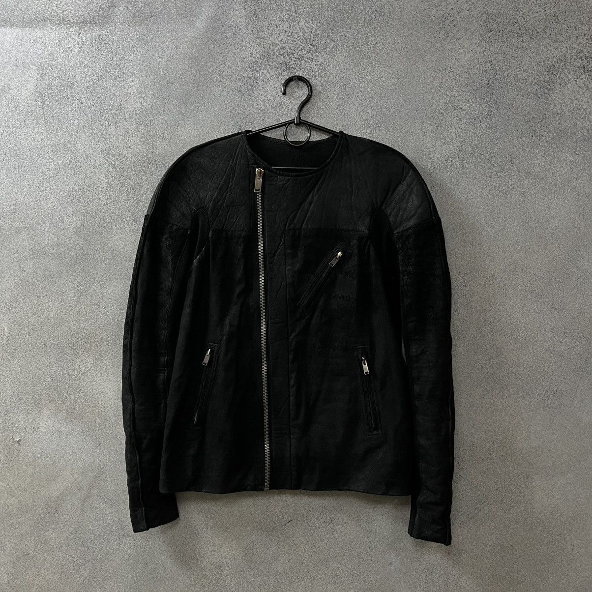 Rick Owens Rick Owens Suede Biker Jacket Black Size US S / EU 44-46 / 1 - 1 Thumbnail
