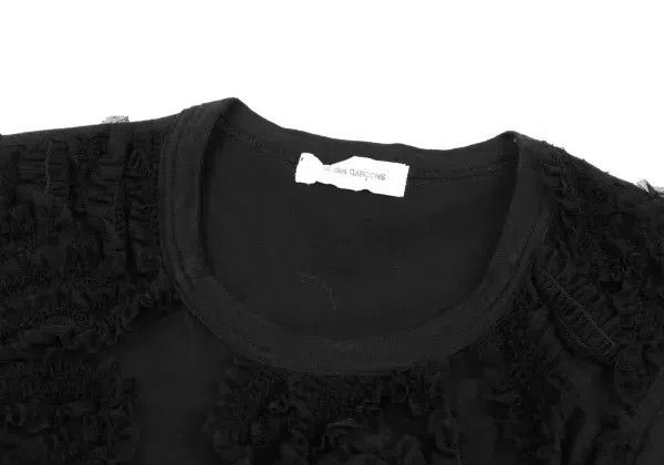 Comme des Garcons Comme Des Garcons size F Black Vintage Lace Trim Top Size L / US 10 / IT 46 - 7 Thumbnail