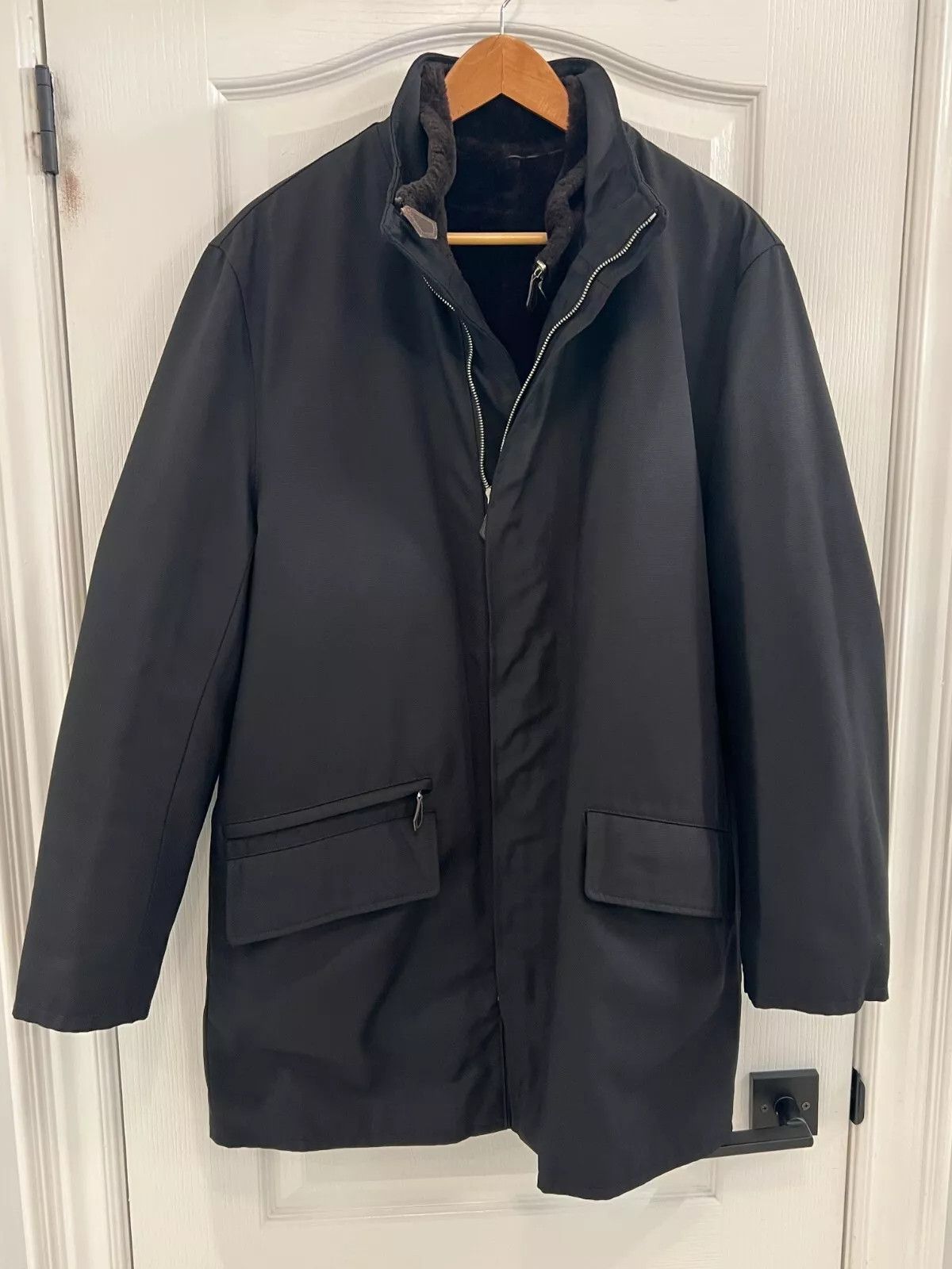 Original HERMES 2-1 Shearling Jacket Gr.50 US.40 $18,000 USD