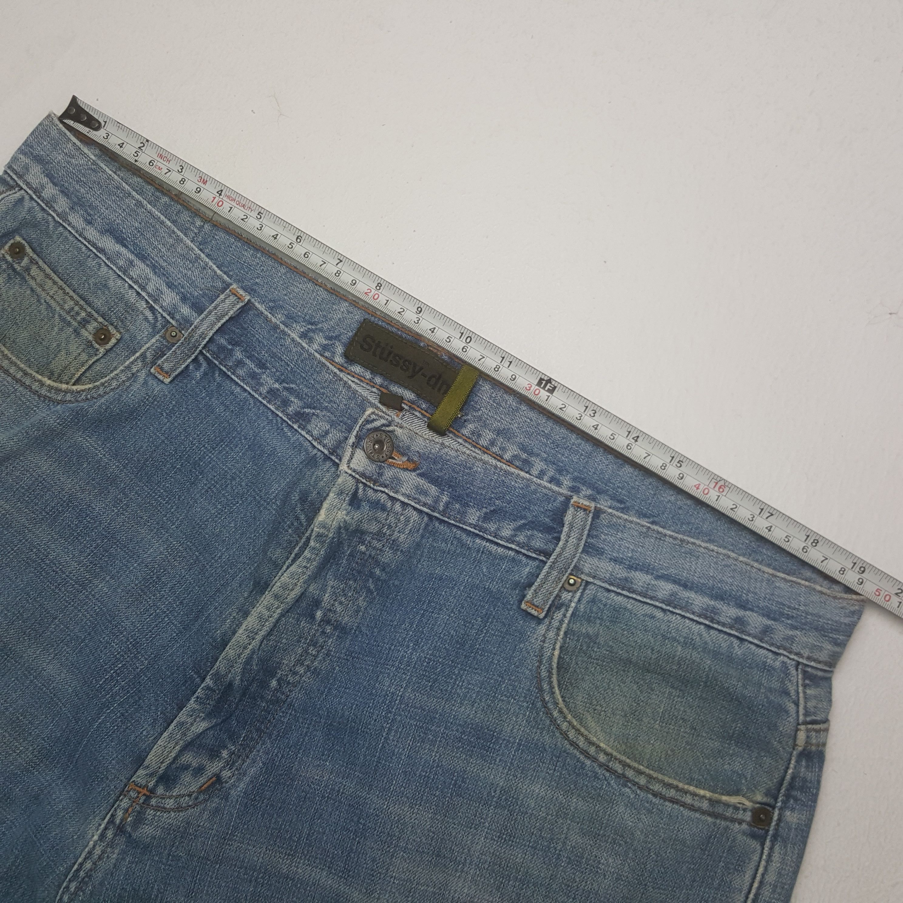 Stussy × Vintage Vintage Stussy American Streetwear Style Denim Jeans Size US 38 / EU 54 - 9 Thumbnail