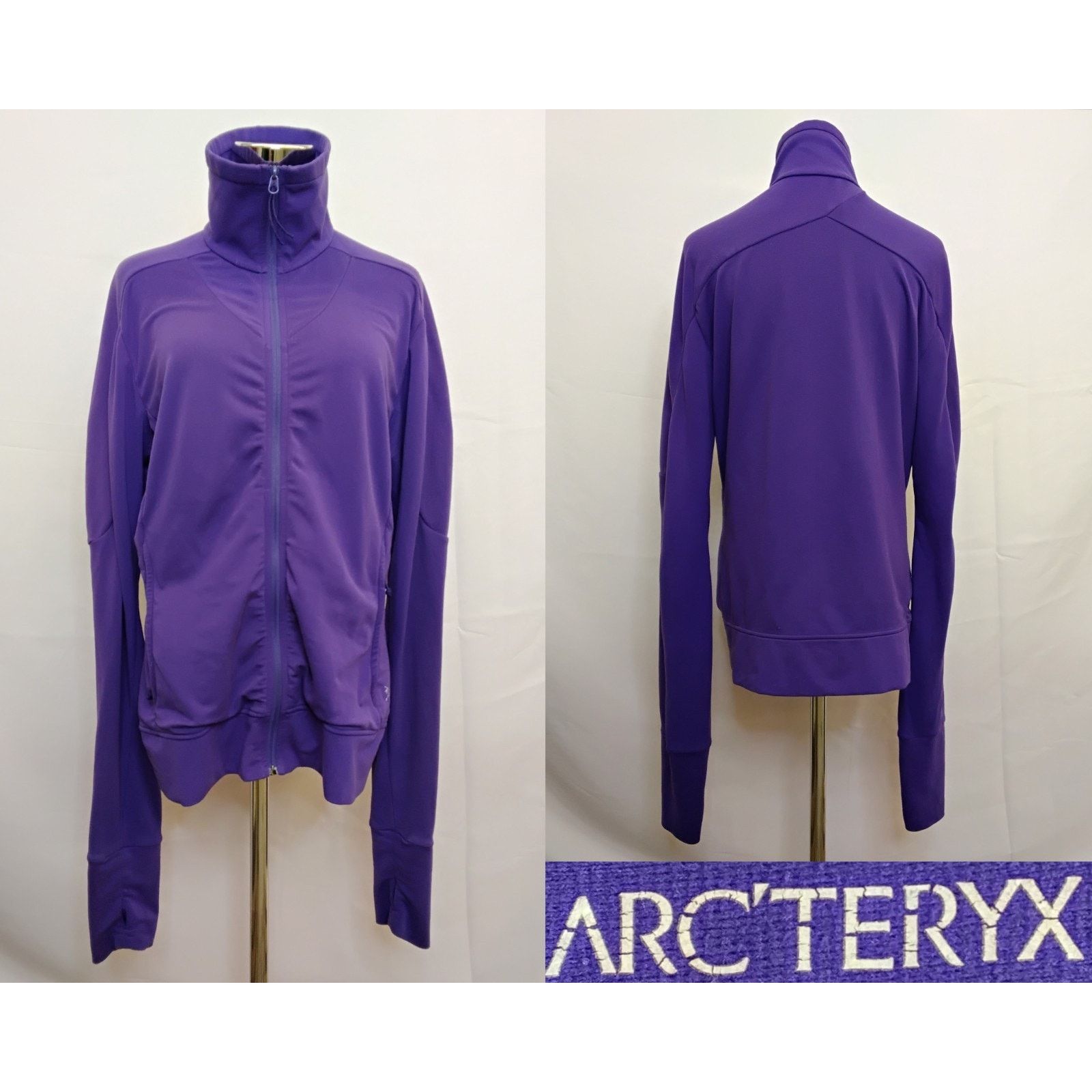 Arc'teryx Arc'teryx Solita Jacket Women's L Purple Midlayer Full Zip Size L / US 10 / IT 46 - 1 Thumbnail