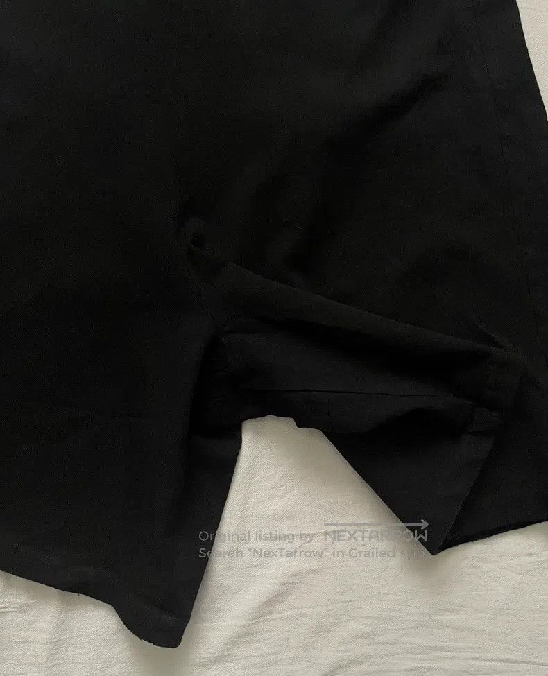 Comme des Garcons Comme Des Garcons size M Black crushed polyester skirt pan Size 24" / US 00 / IT 34 - 3 Thumbnail
