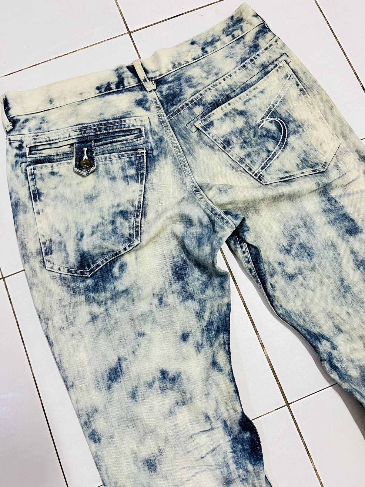 Hysteric Glamour × Japanese Brand × semanticdesign Vintage Acid Wash Semantic Design Denim Jeans Size US 34 / EU 50 - 12 Thumbnail