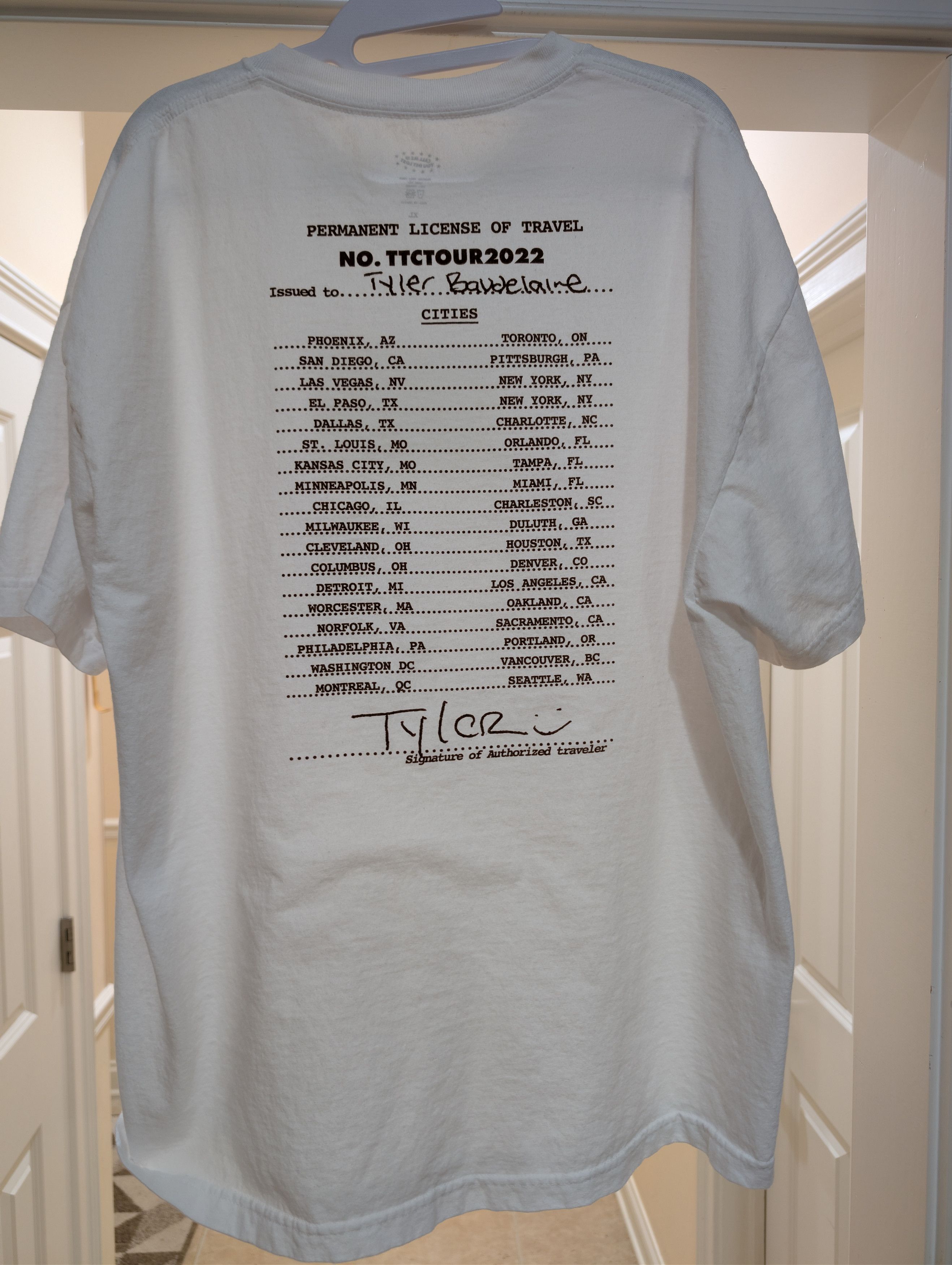 Tyler The Creator CMIYGL ID Tee - XL Size US XL / EU 56 / 4 - 2 Thumbnail