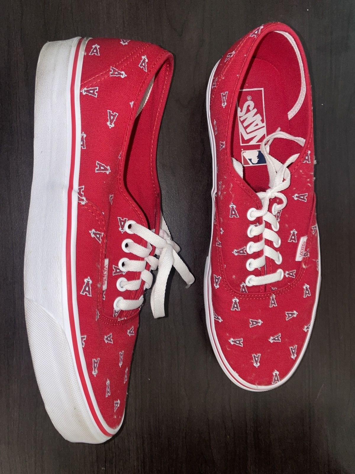 Vans VANS Los Angeles Anaheim Angels Red Shoes MLB Baseball Size US 11 / EU 44 - 2 Thumbnail