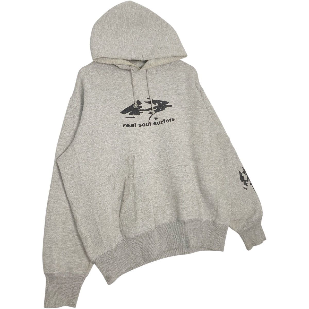 Other Vintage Athletic Apparel Hoodie Sweater Gray Big Logo Size L Size US L / EU 52-54 / 3 - 2 Thumbnail