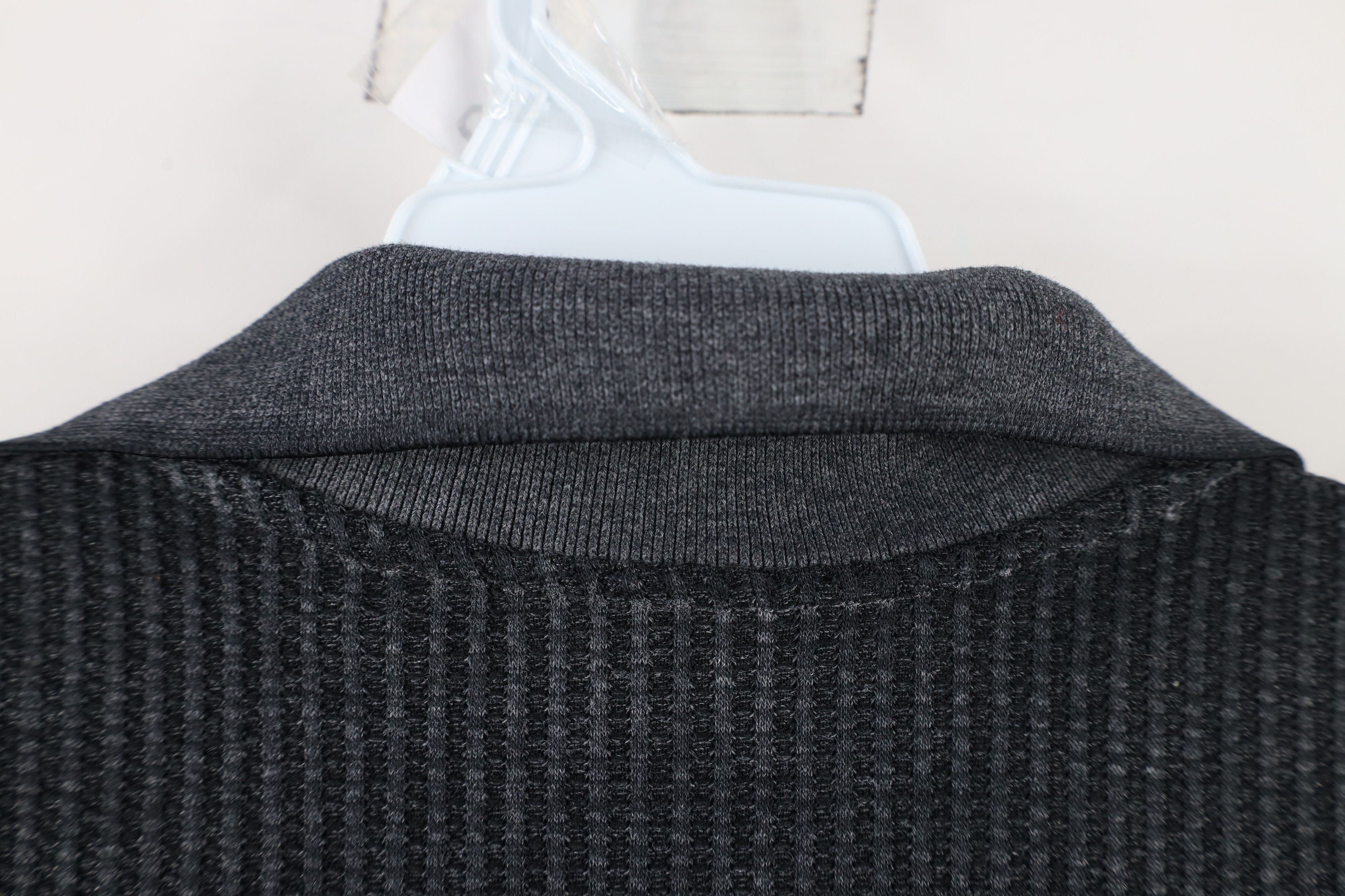 Vintage Vintage 90s Streetwear Waffle Knit Pullover Polo Shirt Size US M / EU 48-50 / 2 - 10 Thumbnail