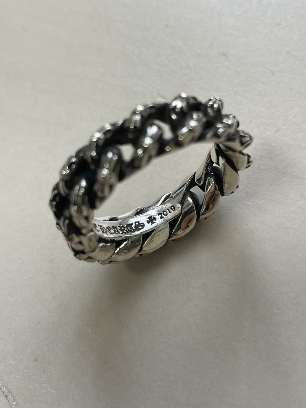 Chrome Hearts Chrome Hearts Silver XTRA FANCY Cuban Cross Ring Size ONE SIZE - 8 Thumbnail