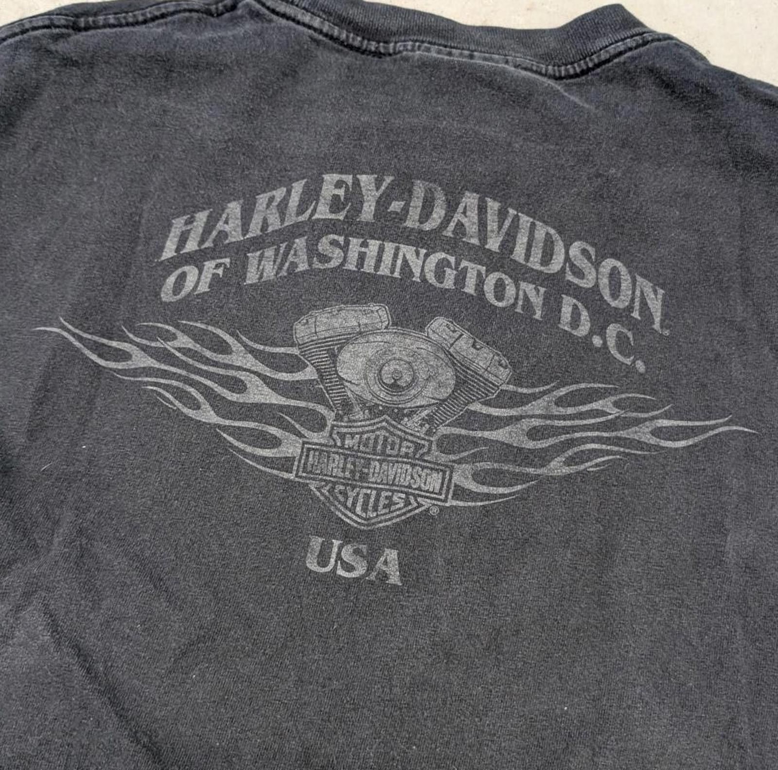 Harley Davidson Vintage 90s Harley Davidson Washington DC T-shirt Size US M / EU 48-50 / 2 - 6 Thumbnail