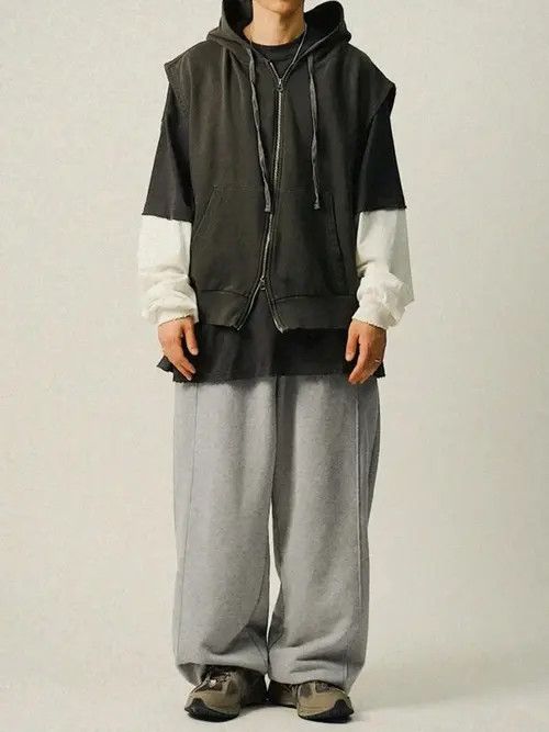 Japanese Brand Baggy drip drill CentralCee sweatpants Size US 32 / EU 48 - 3 Thumbnail