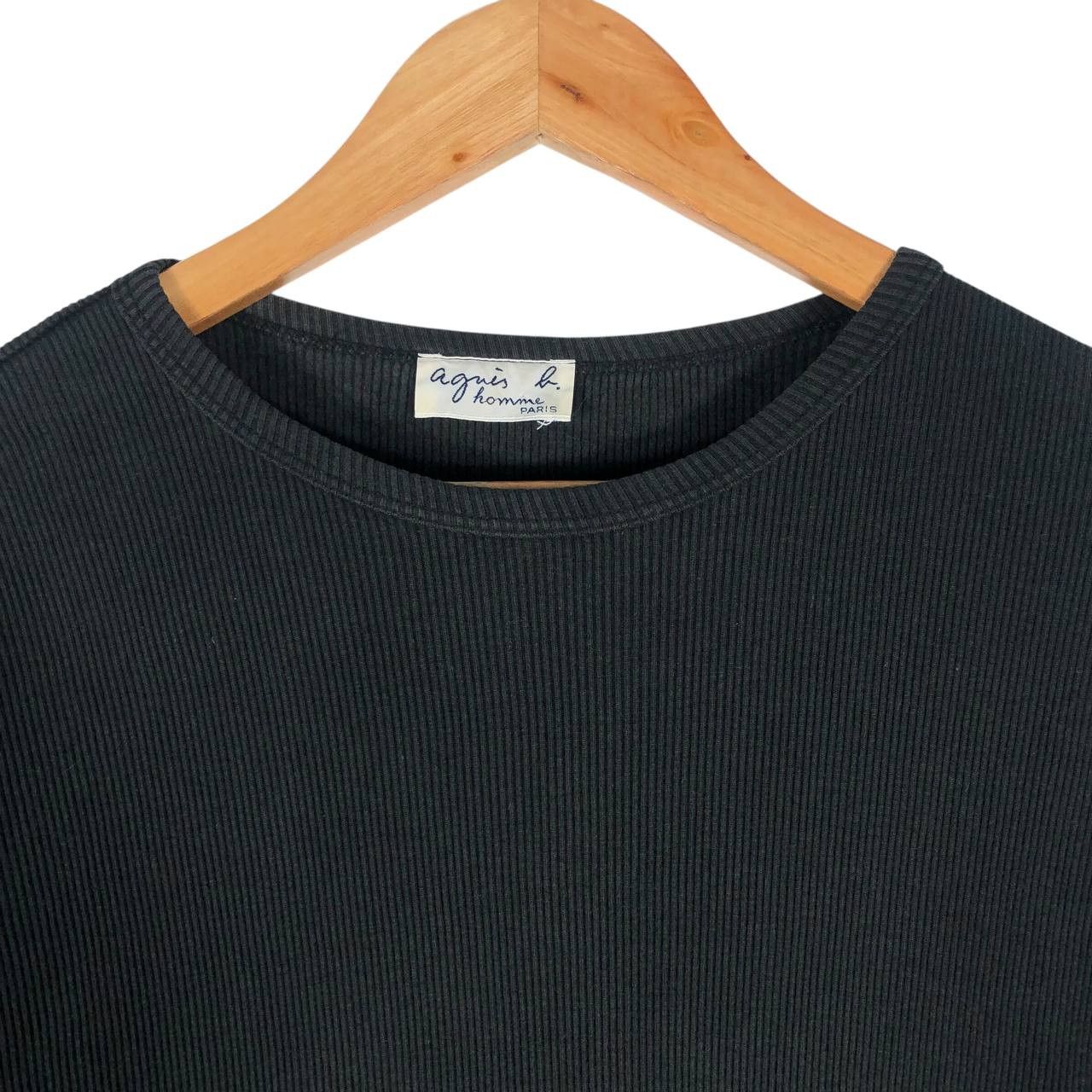 agnes b. Agnes B. Homme Paris Long Sleeve T-Shirt Size M / US 6-8 / IT 42-44 - 2 Thumbnail