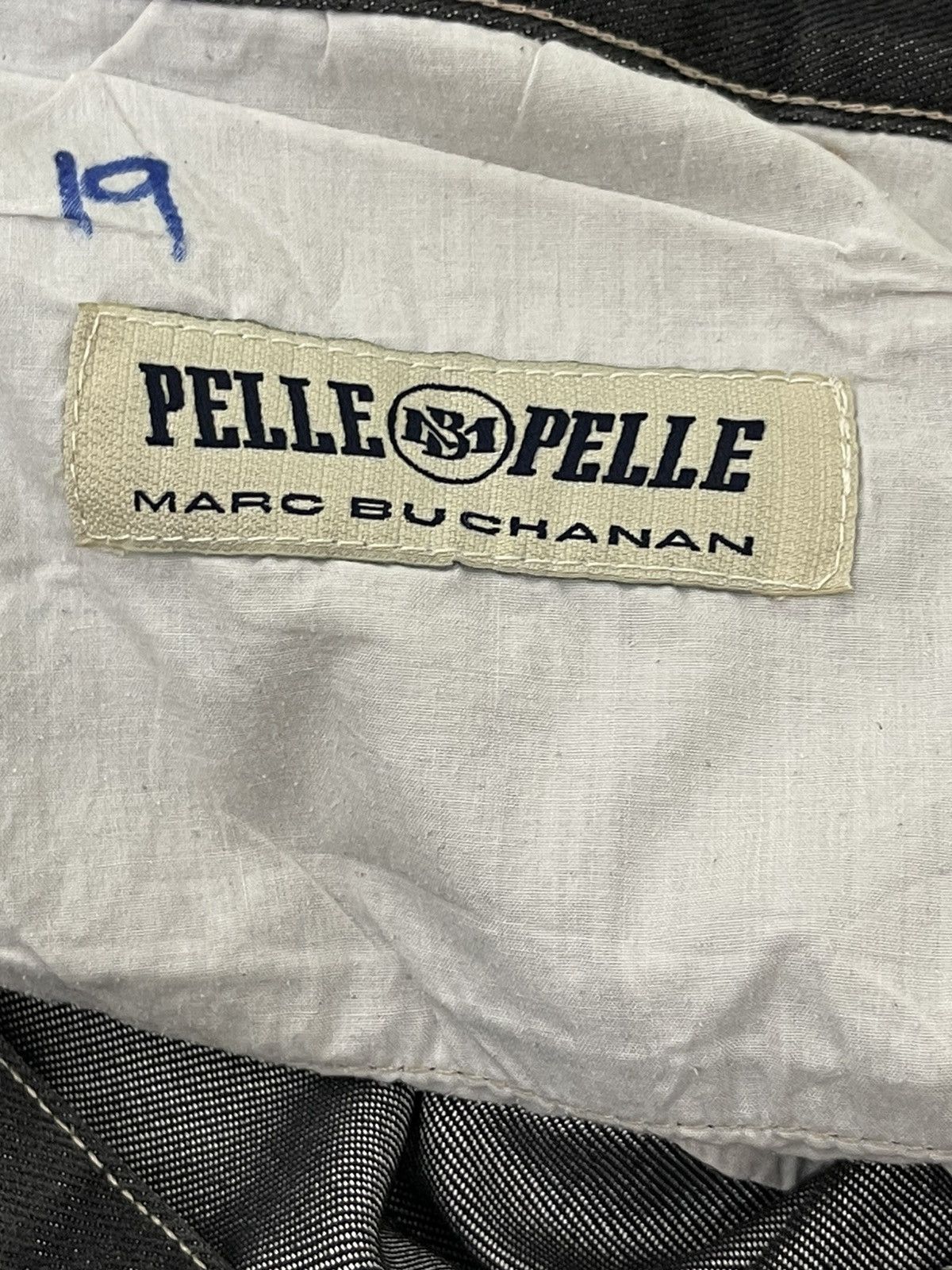 Pelle Pelle Baggy Wide Jeans Vtg Pelle Pelle Marc Buchanan 7🟦5 Size US 32 / EU 48 - 21 Thumbnail