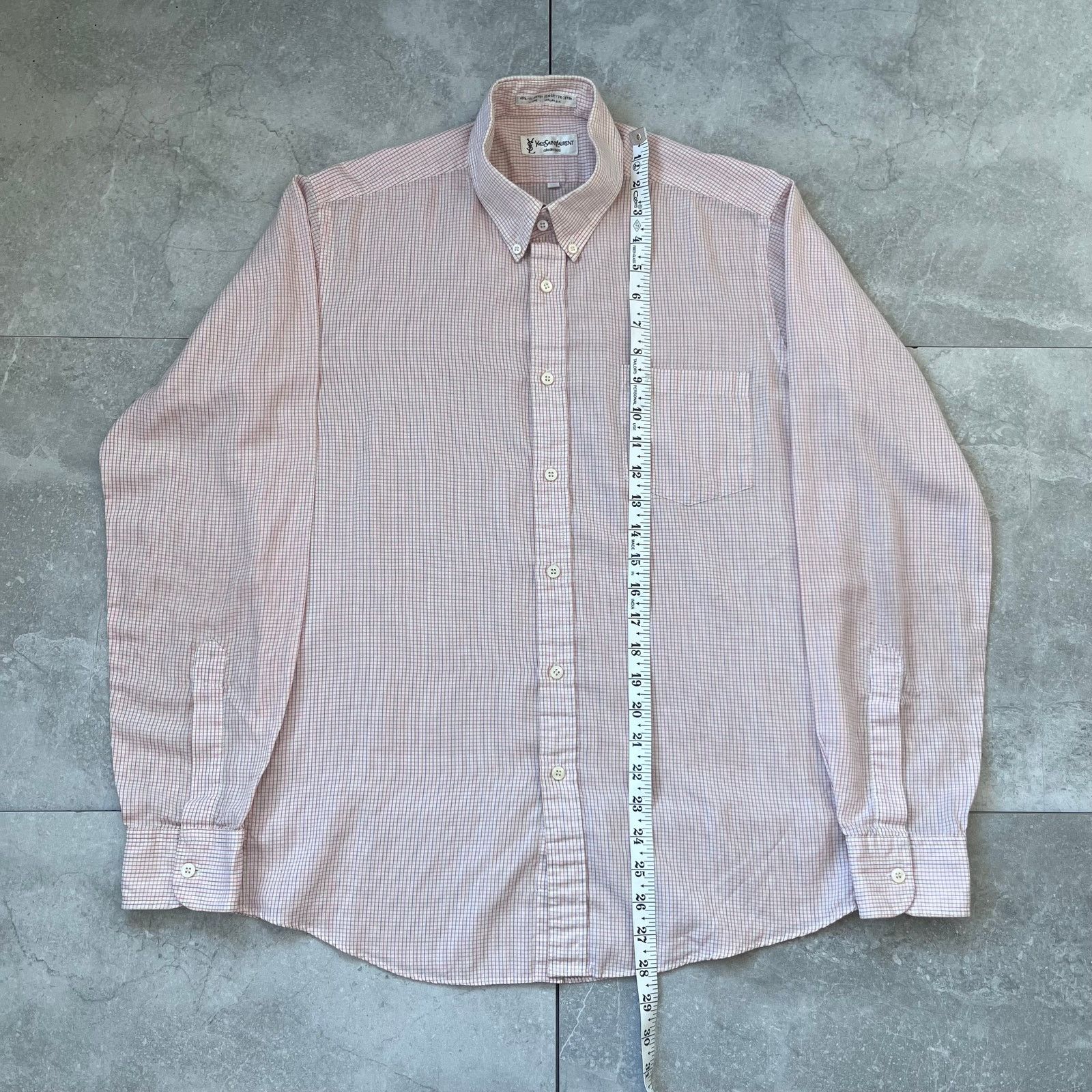 Yves Saint Laurent Yves Saint Laurent Men’s Dress Shirt – Size 15.5 34/35 Size US M / EU 48-50 / 2 - 5 Thumbnail