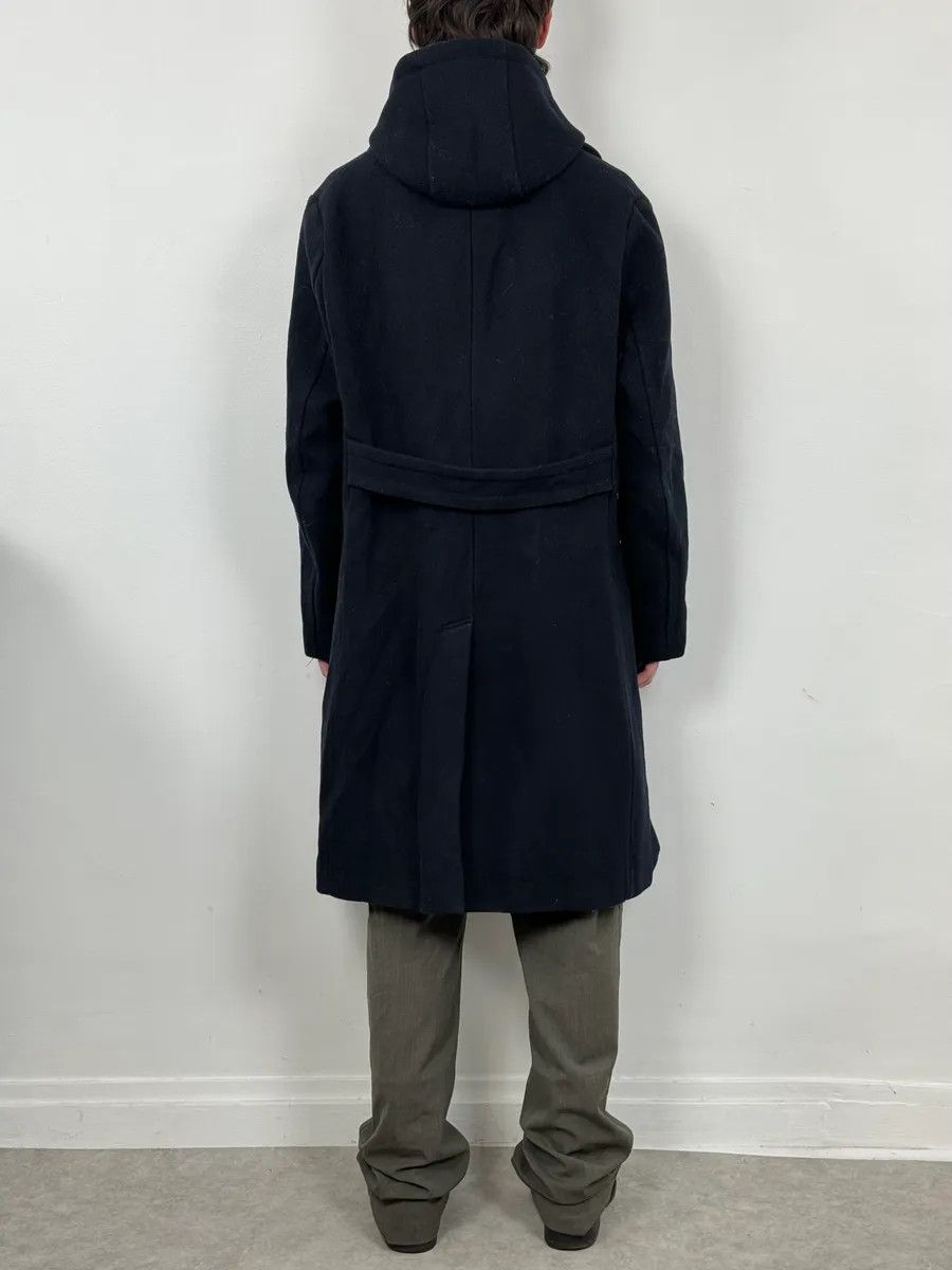 Emporio Armani FW2019 Emporio Armani Navy Wool Layers Long Jacket Size US M / EU 48-50 / 2 - 3 Thumbnail