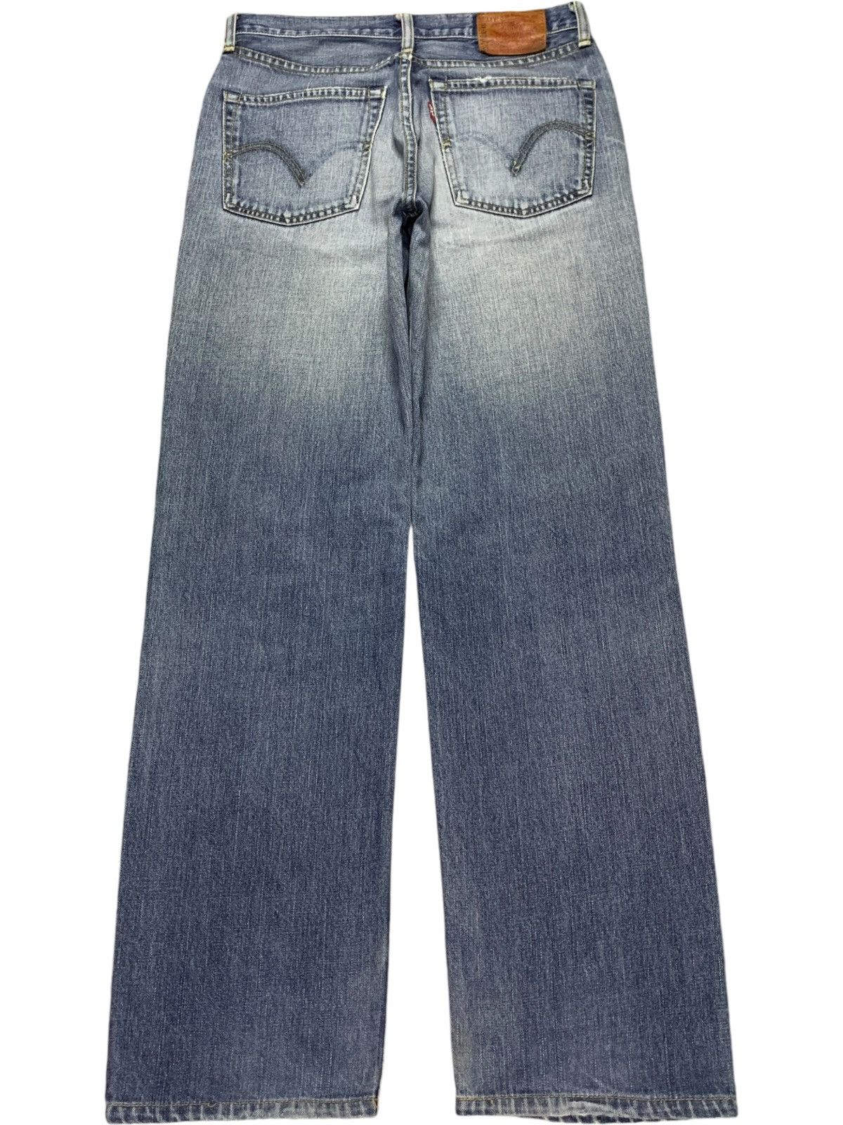 Levi's × Levi's Vintage Clothing Vintage 90s Levis 502 Faded Wash Distressed Baggy Jeans Size US 30 / EU 46 - 2 Thumbnail