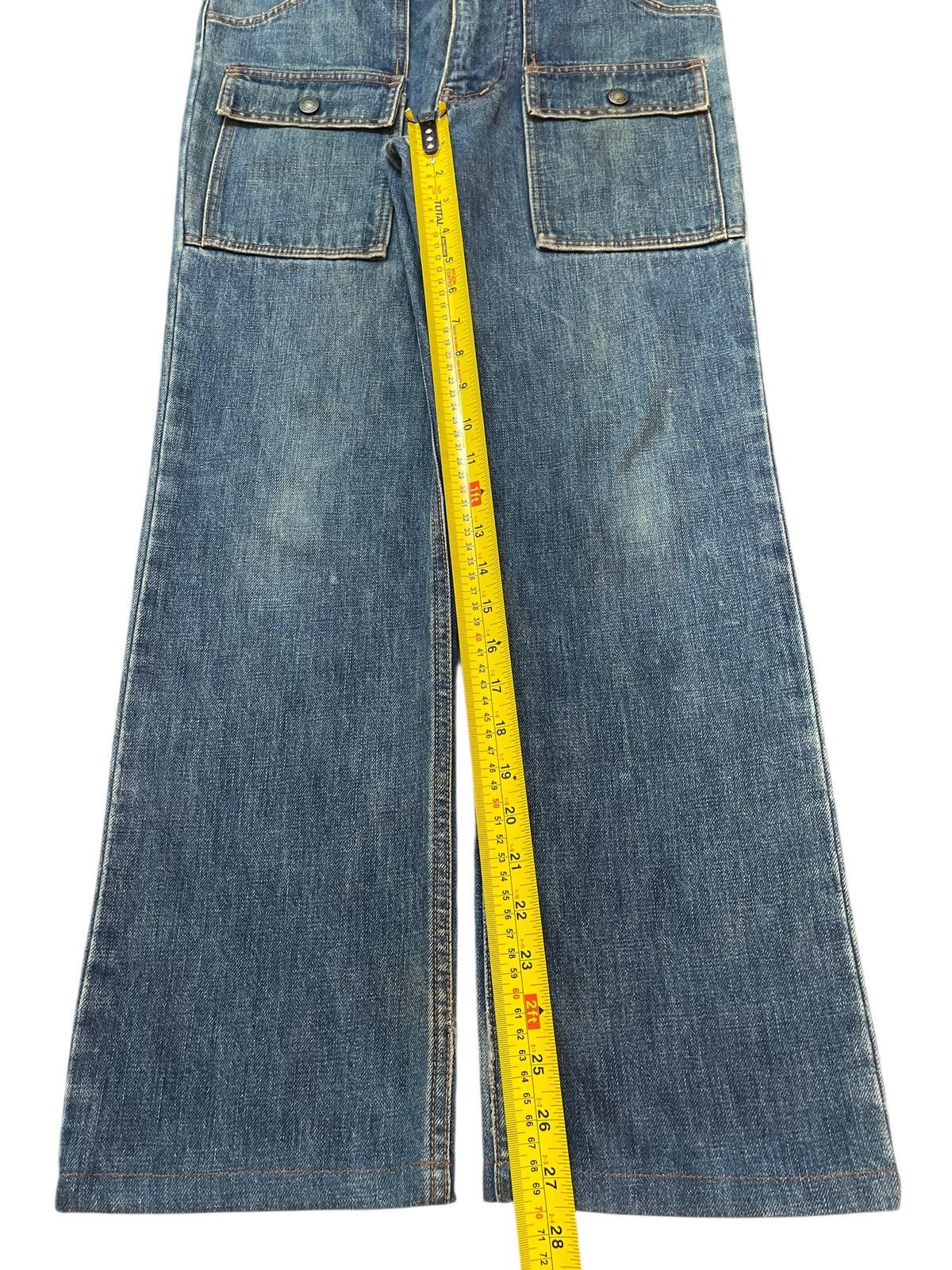 Nepenthes Vintage Japan Nepenthes Bush Pants Faded Style Loose Jeans Size US 30 / EU 46 - 13 Thumbnail