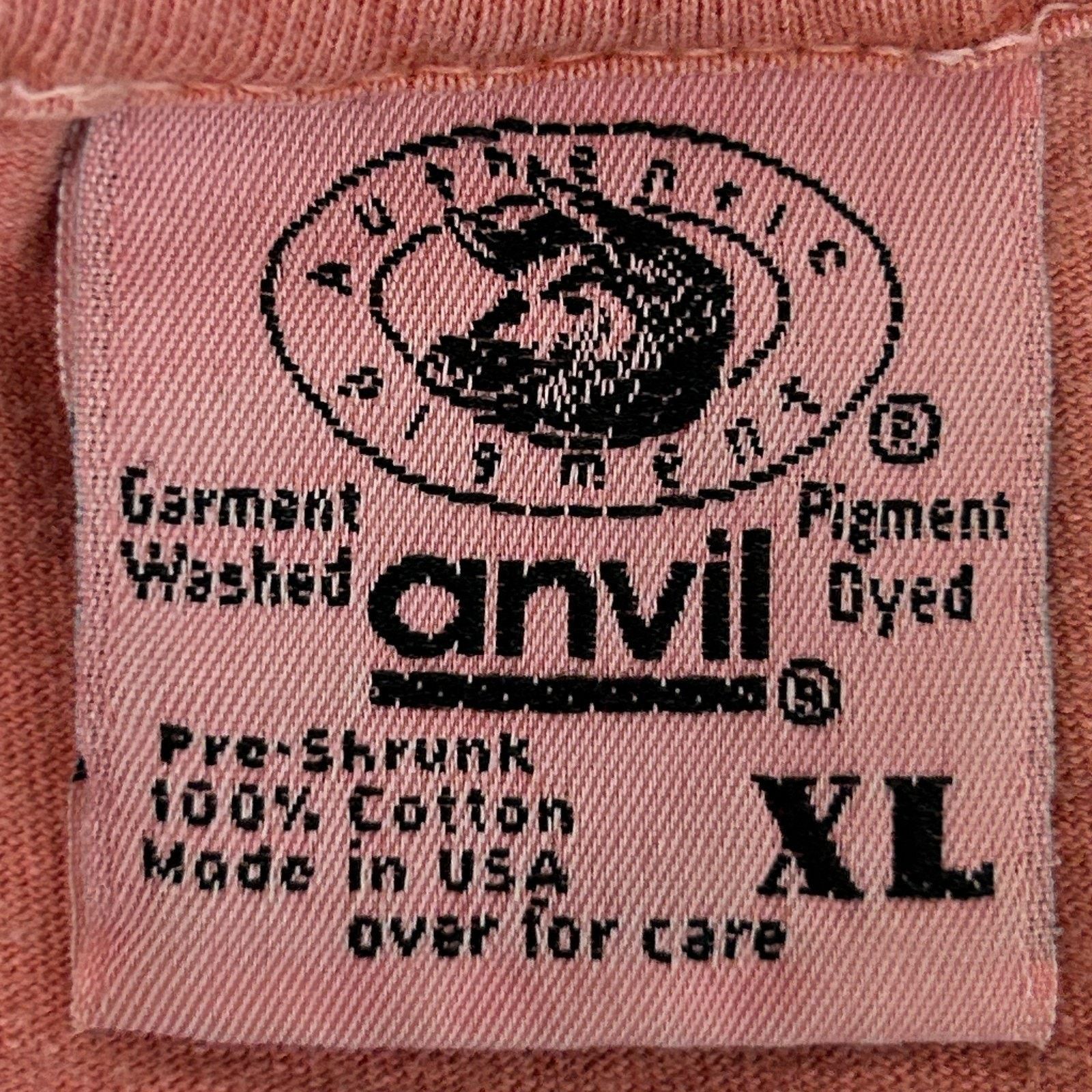 Anvil Vintage 90s Distressed Liberty Run T Shirt Tekamah X-Large Size US XL / EU 56 / 4 - 14 Thumbnail