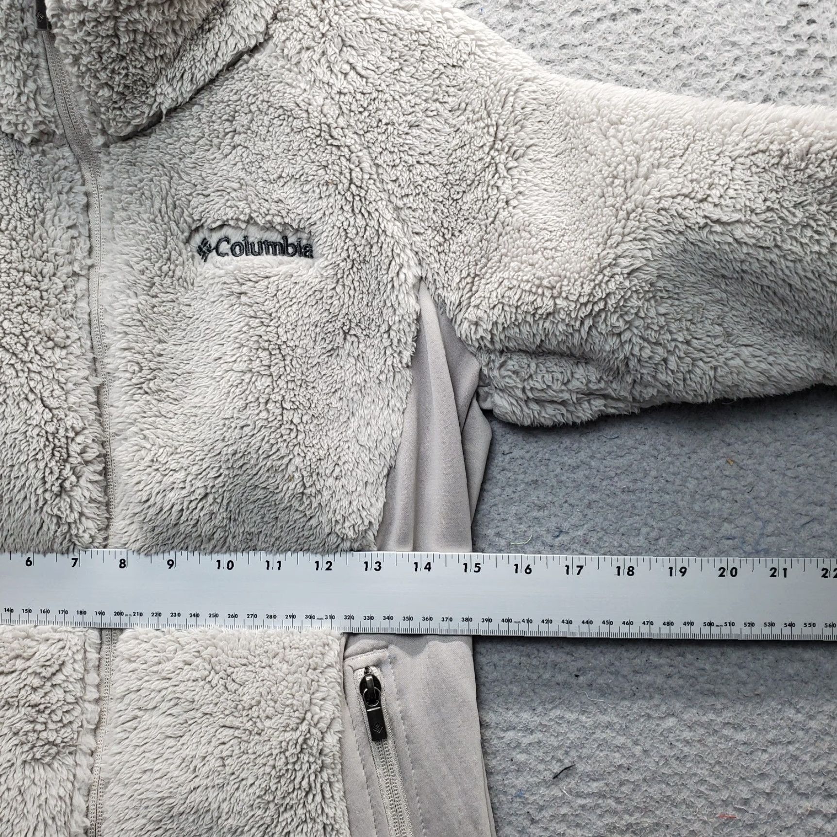 Logo 7 Columbia Teddy Fleece Jacket Womens XS Gray Full Zip Embroidered Logo Outdooroutdoor? Size XS / US 0-2 / IT 36-38 - 4 Thumbnail