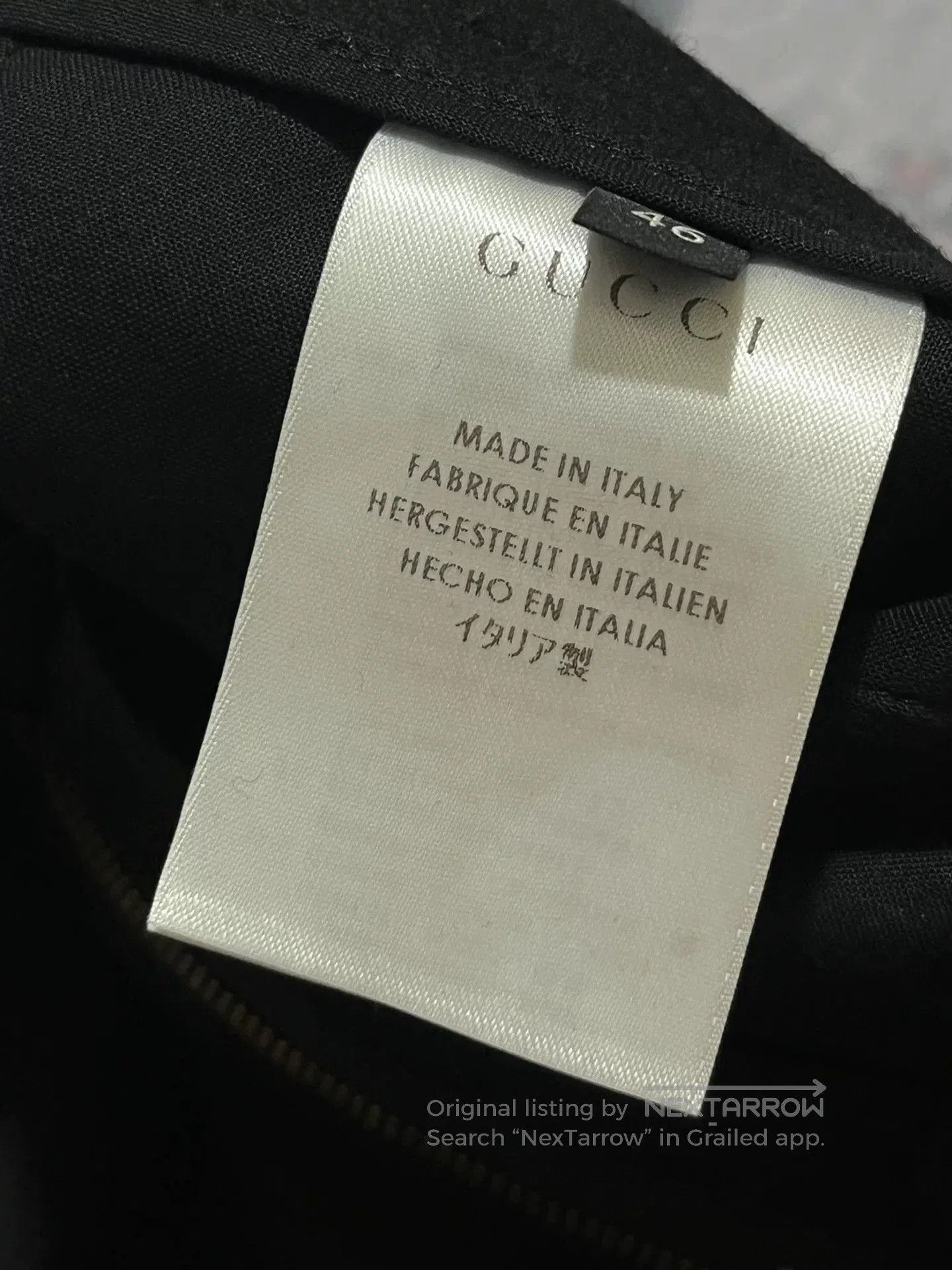 Gucci Gucci Black Tailored Trousers. Size US 30 / EU 46 - 4 Thumbnail