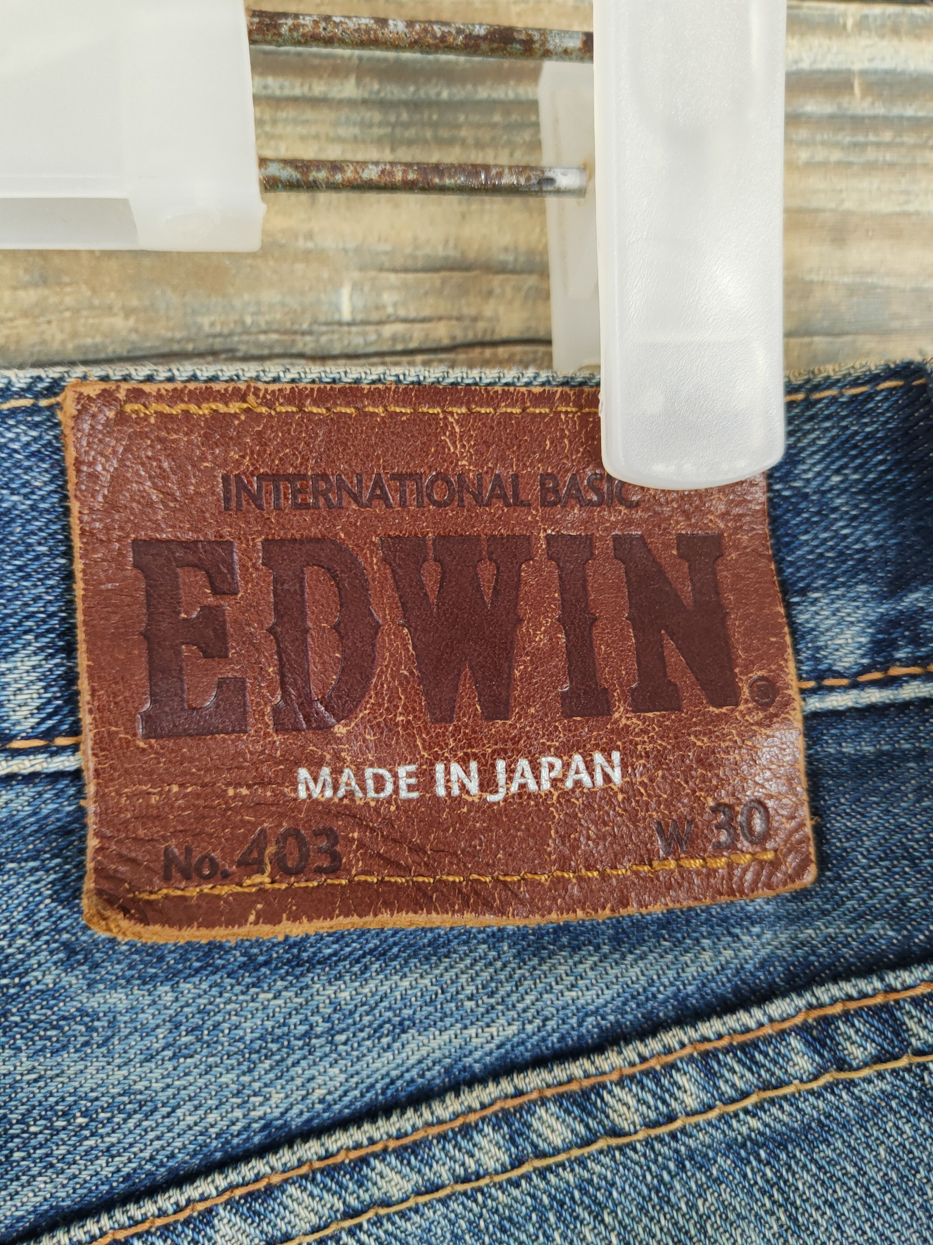 Edwin Edwin Blue Distressed Ripped denim Jeans #W1395 Size US 31 - 8 Thumbnail