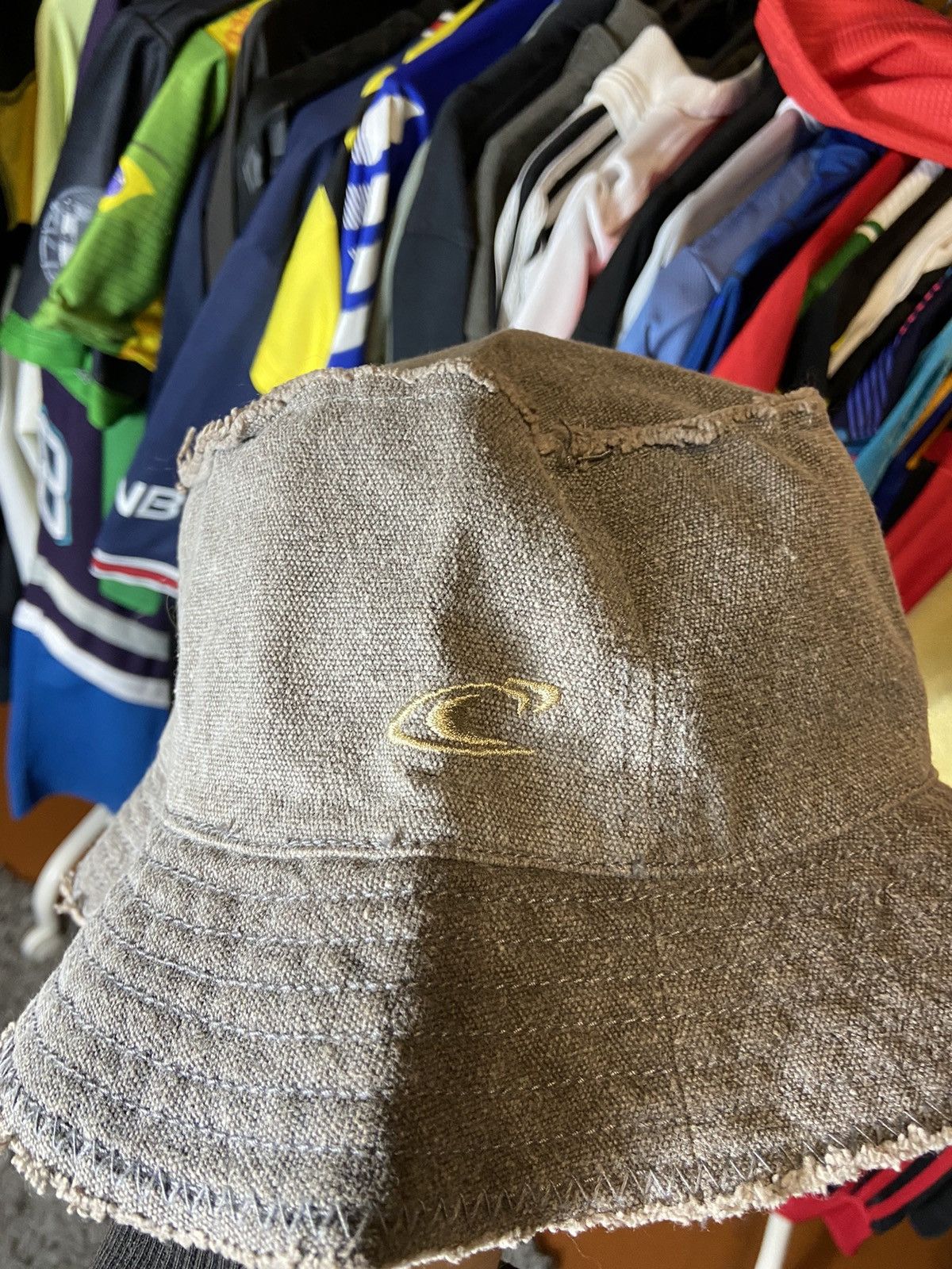 O'Neill × Vintage ONEILL VINTAGE 90s PANAMA HAT HAWAIIAN SURFING STYLE Size ONE SIZE - 2 Thumbnail