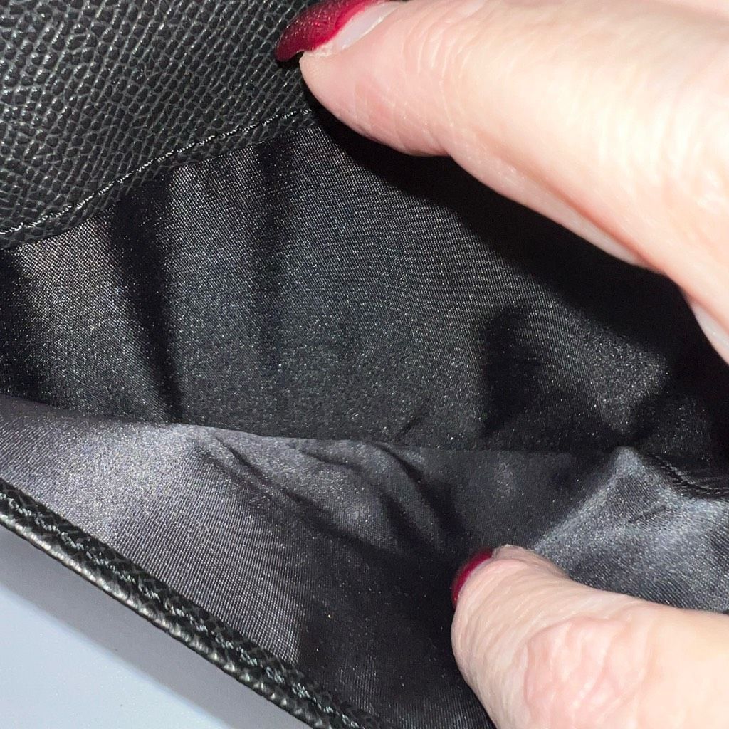 Coach Coach Black Leather Checkbook Cover Size ONE SIZE - 7 Thumbnail