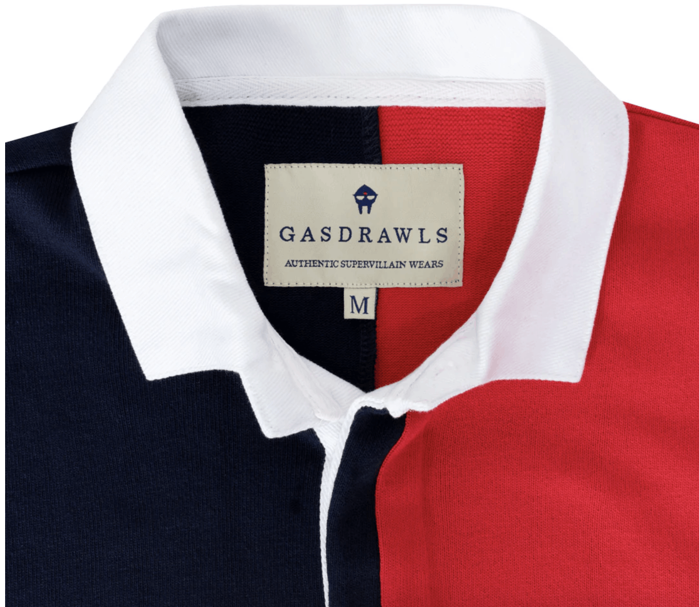 MF Doom Doom Rugby Polo Navy/Red Size US L / EU 52-54 / 3 - 2 Thumbnail
