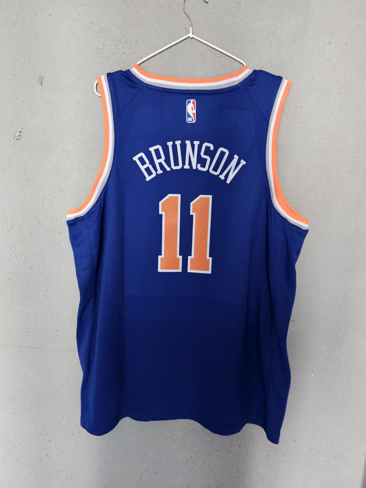 NBA New York Knicks #11 Jalen Brunson Jersey Blue Size US M / EU 48-50 / 2 - 2 Thumbnail