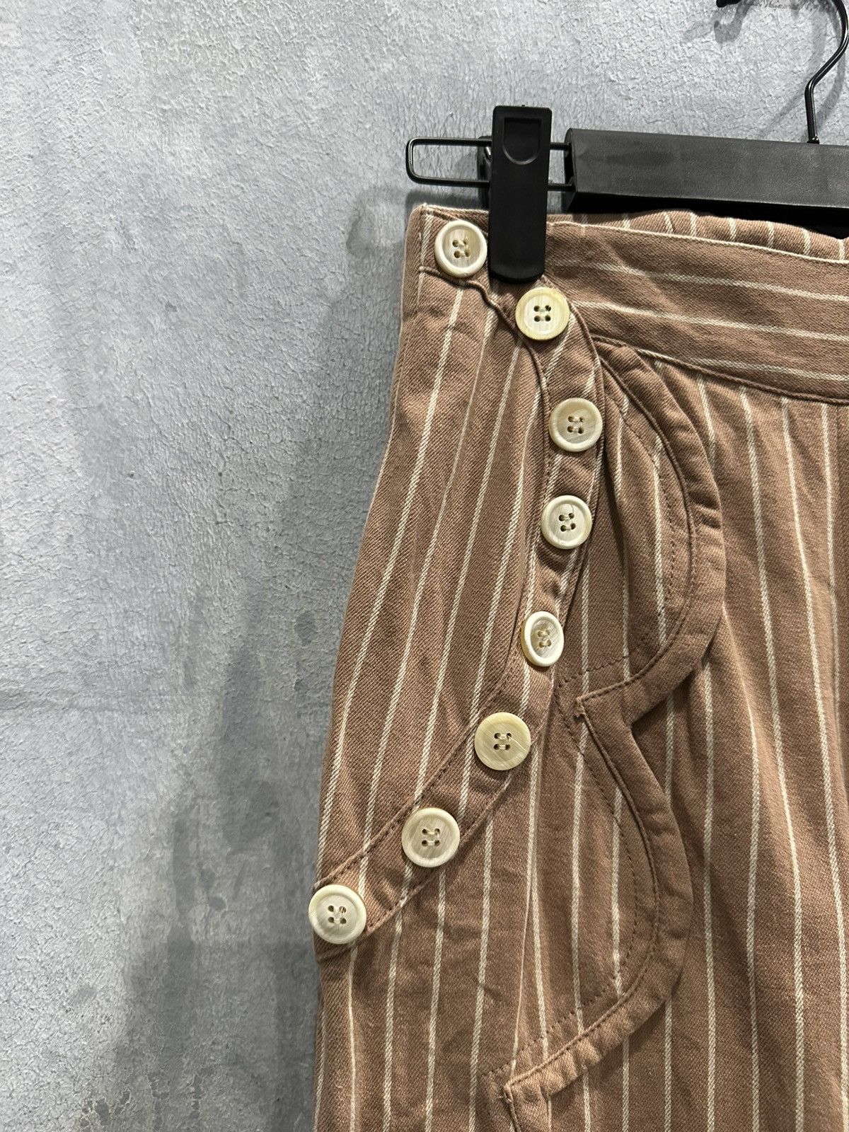 Tsumori Chisato Tsumori Chisato Stripe & Multi Button Pant Size 24" / US 00 / IT 34 - 4 Thumbnail